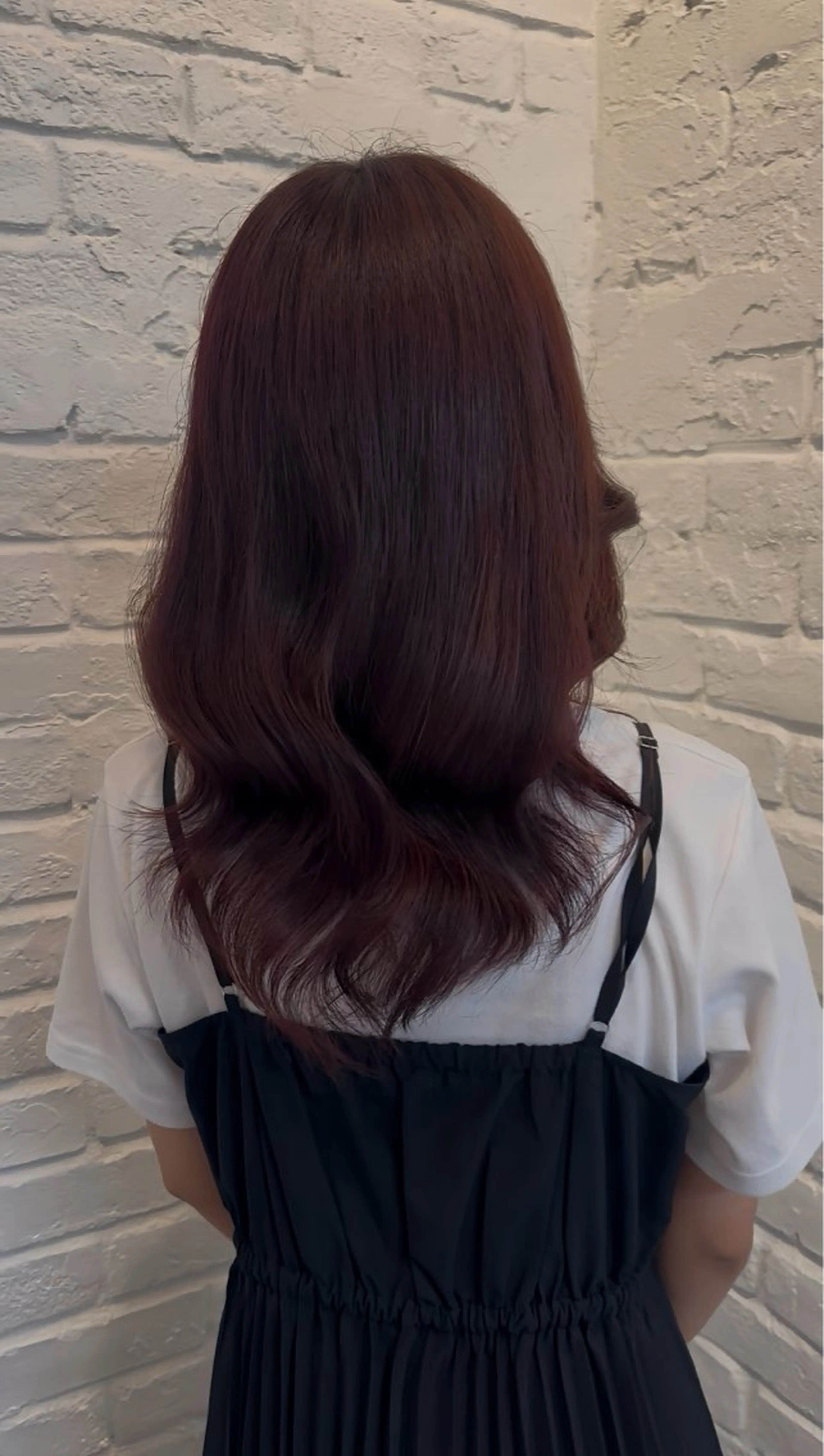 ロング カラー カシス ピンクカラー ヘアカラー Tiffa所属・暗髪/ YU-KIのヘアスタイル