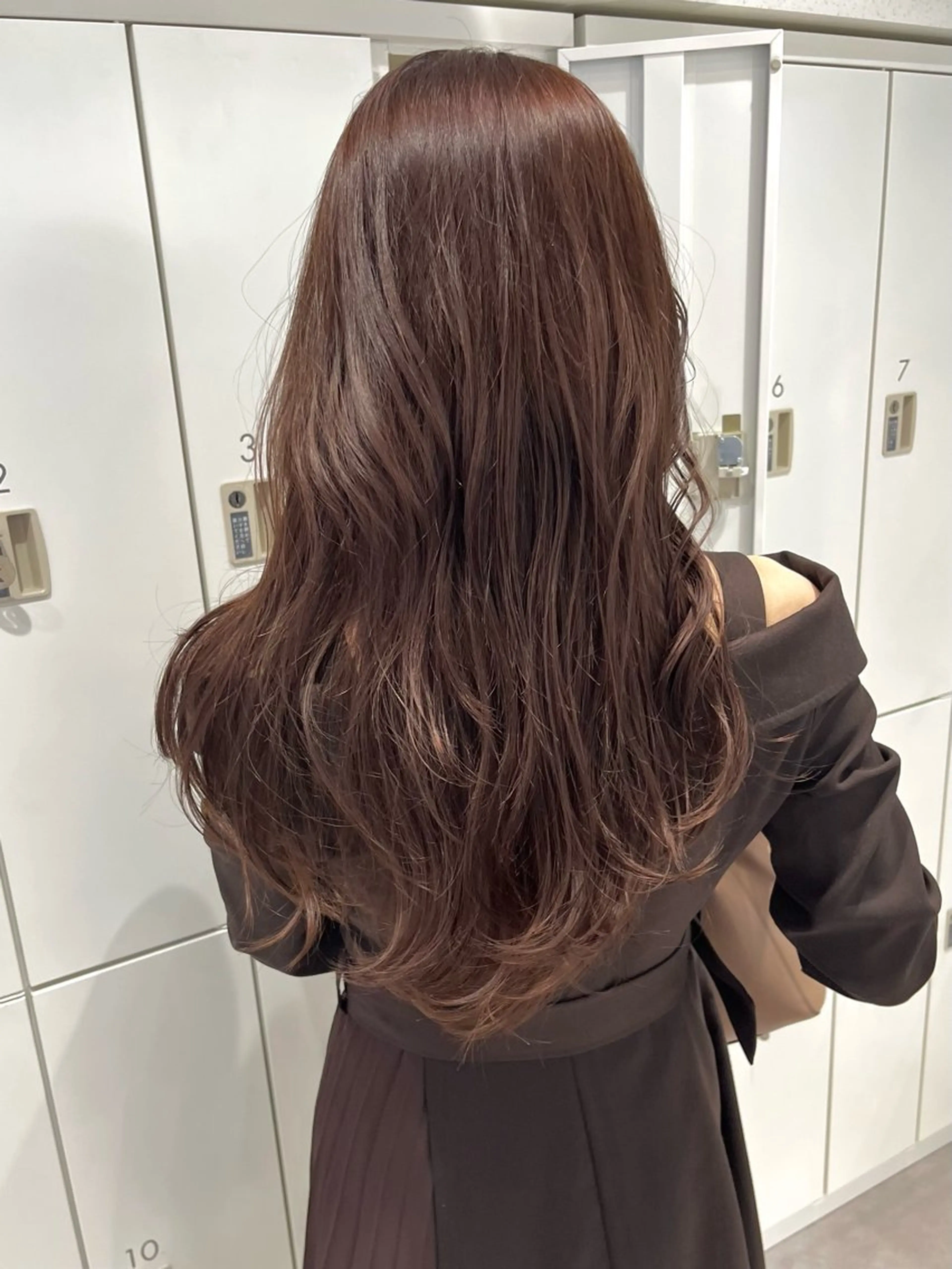 ロング カラー カット ヘアカラー トリートメント 韓国ハッシュカット/ 新宿/髪質改善/岡崎のヘアスタイル