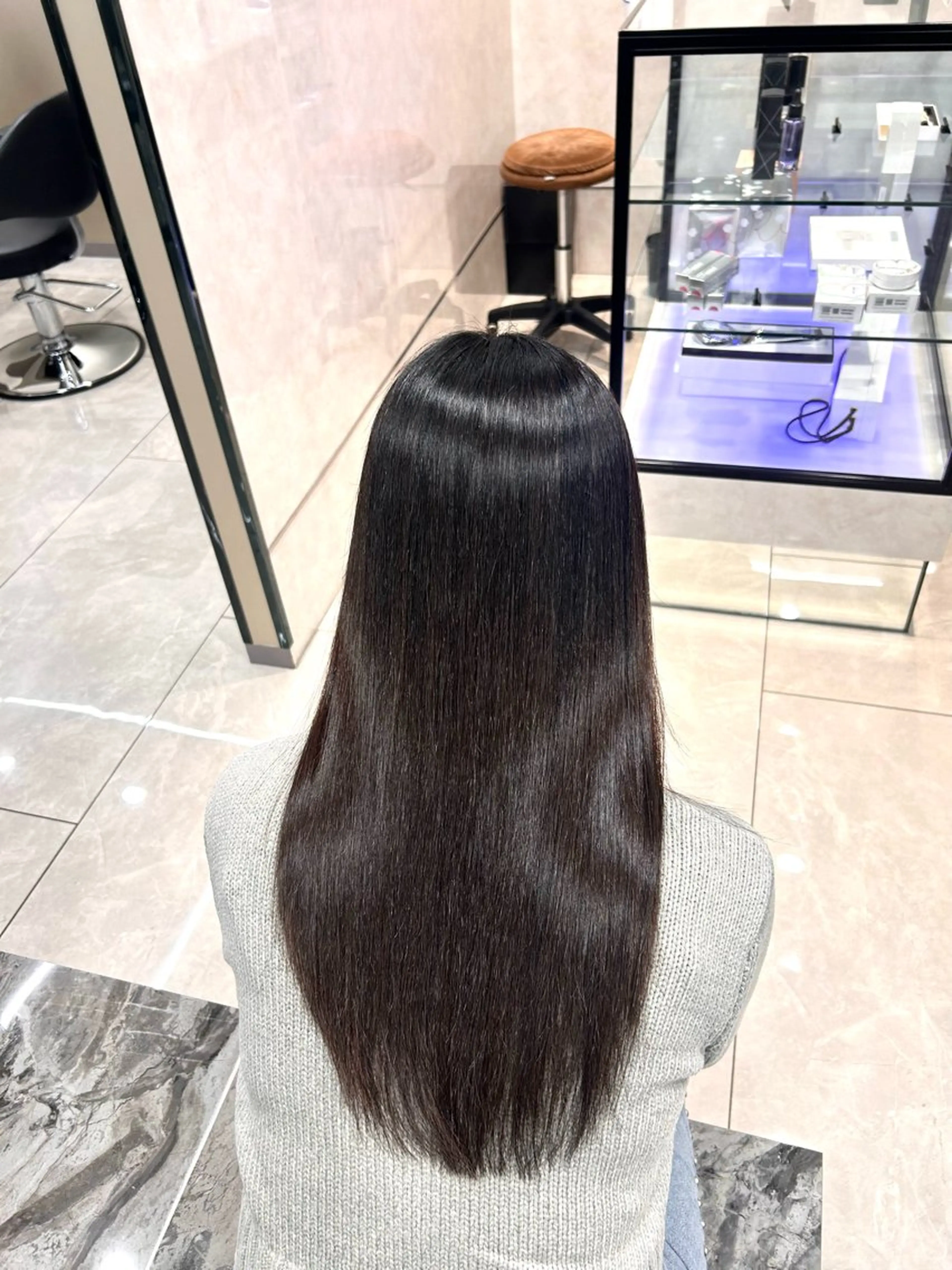 ロング 縮毛矯正 HARUKI MINATO Japan 大宮店所属・縮毛矯正/ 髪質改善/石橋 魅仁のヘアスタイル