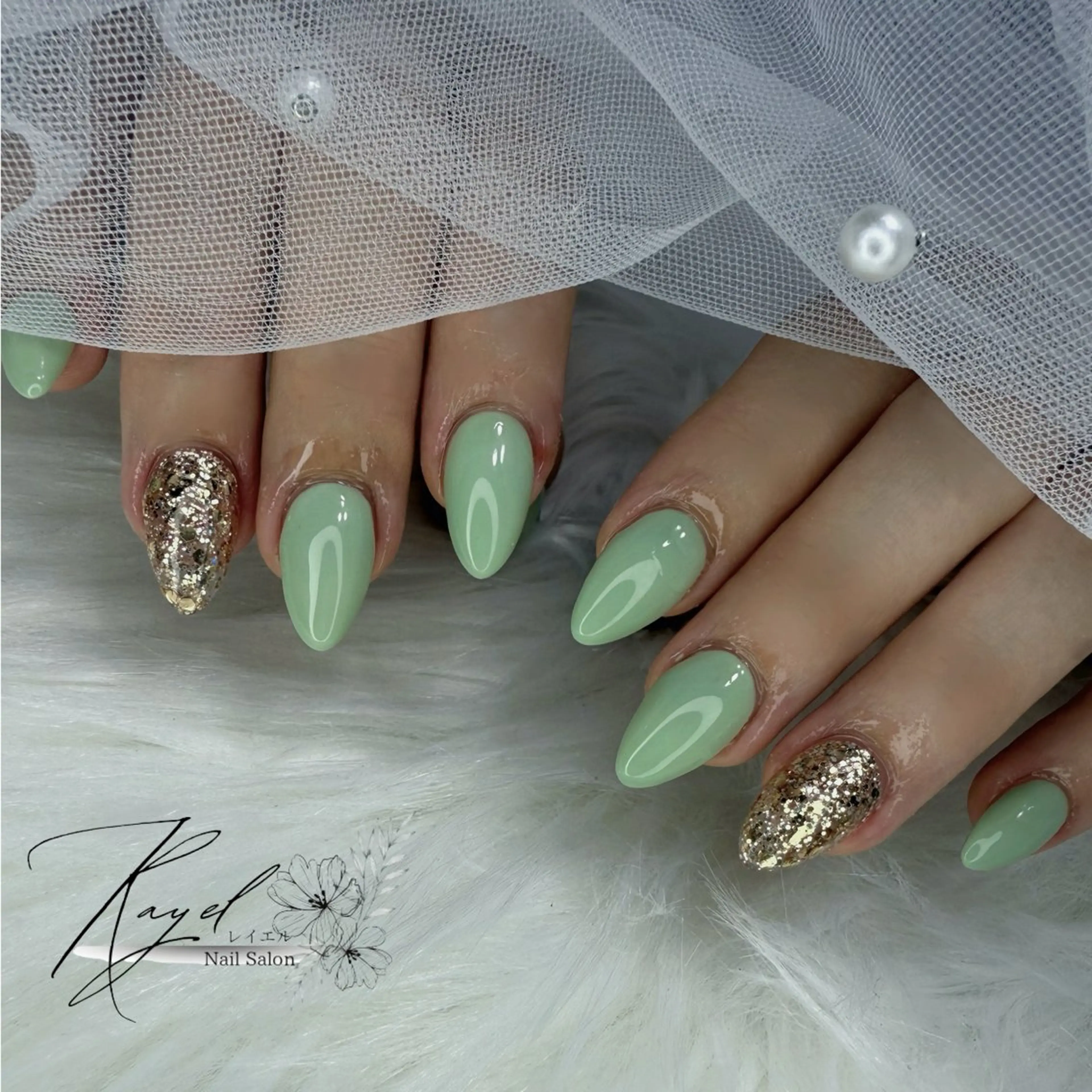 ネイル クリアネイル ジェルネイル スカルプネイル ハンドネイル Nail Salon Rayelのネイルデザイン