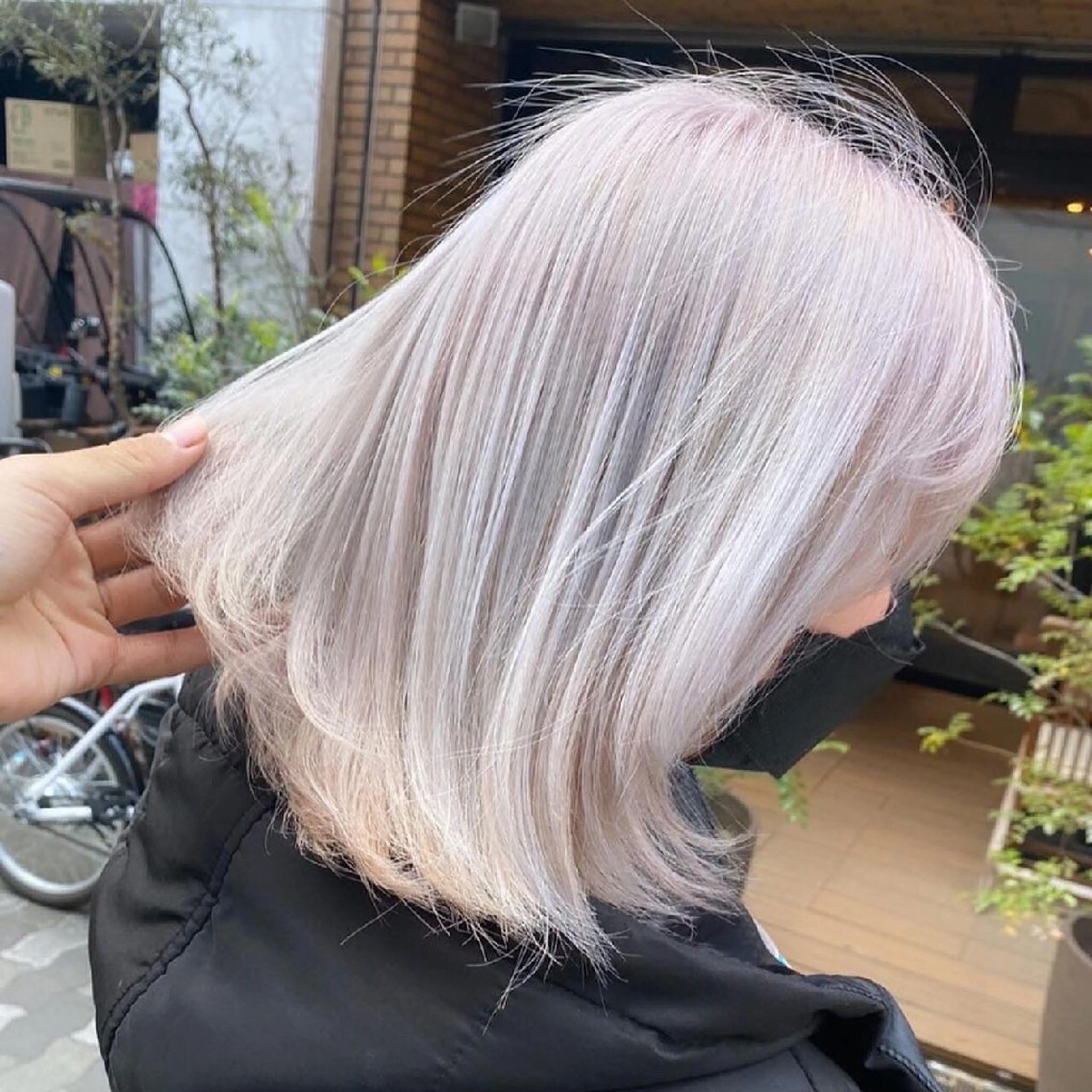 ミディアム カラー ヘアアレンジ TOMONA👑 GiseL梅田店のヘアスタイル