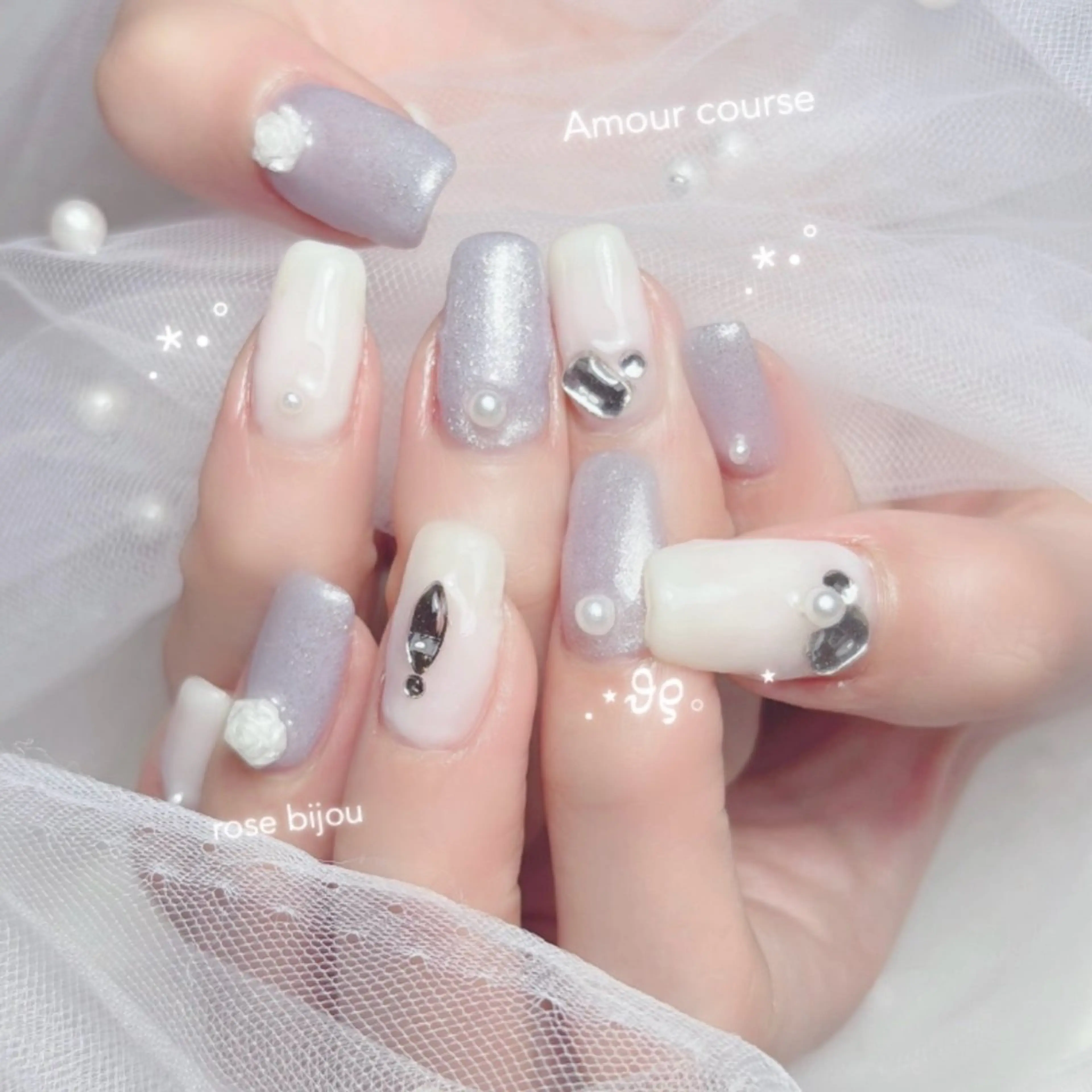ネイル ハンドネイル Amour🎀 ガーリーネイル専門店のネイルデザイン