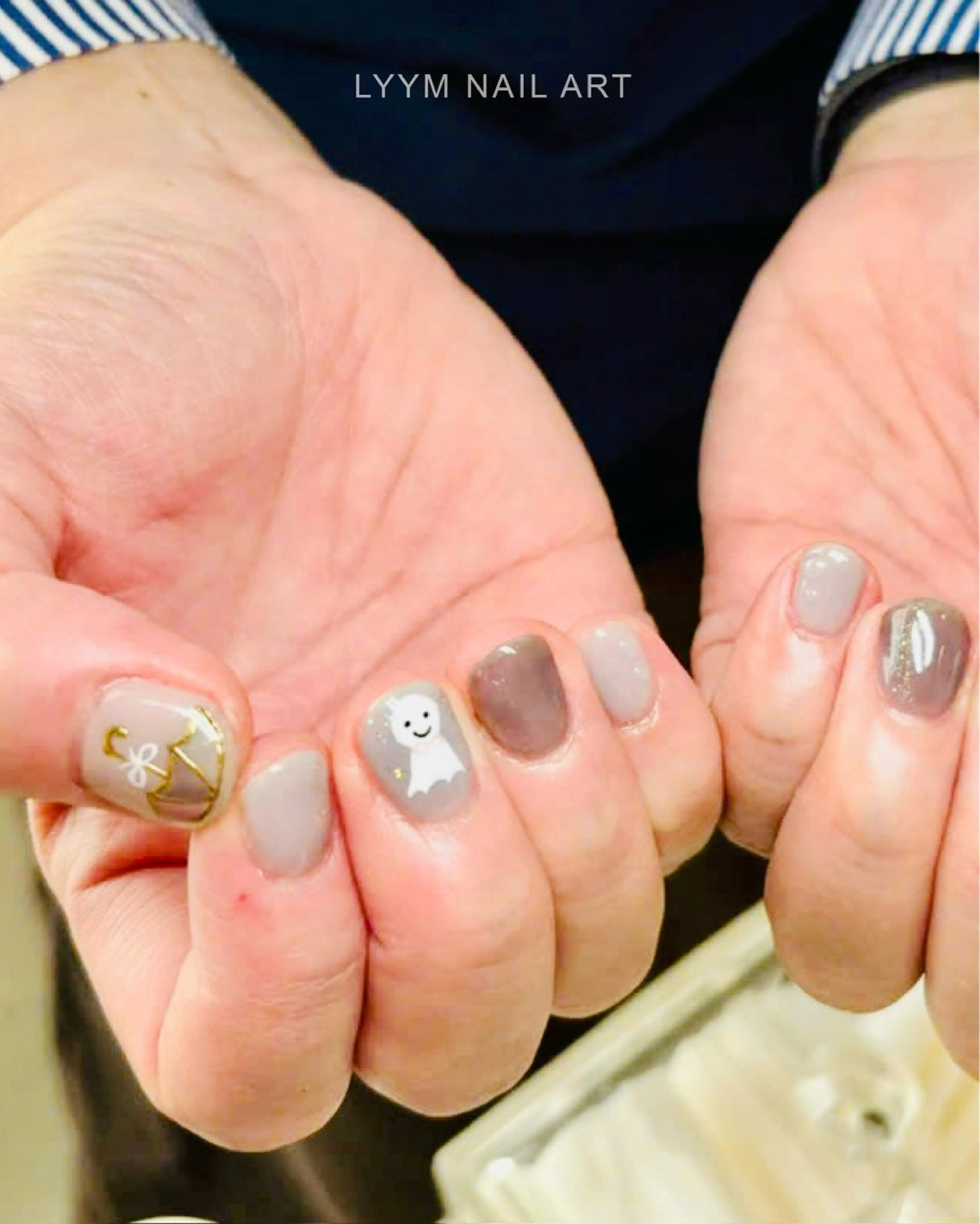 ネイル 韓国ネイル ニュアンスネイル ハンドネイル LYYM Nail Salonのネイルデザイン