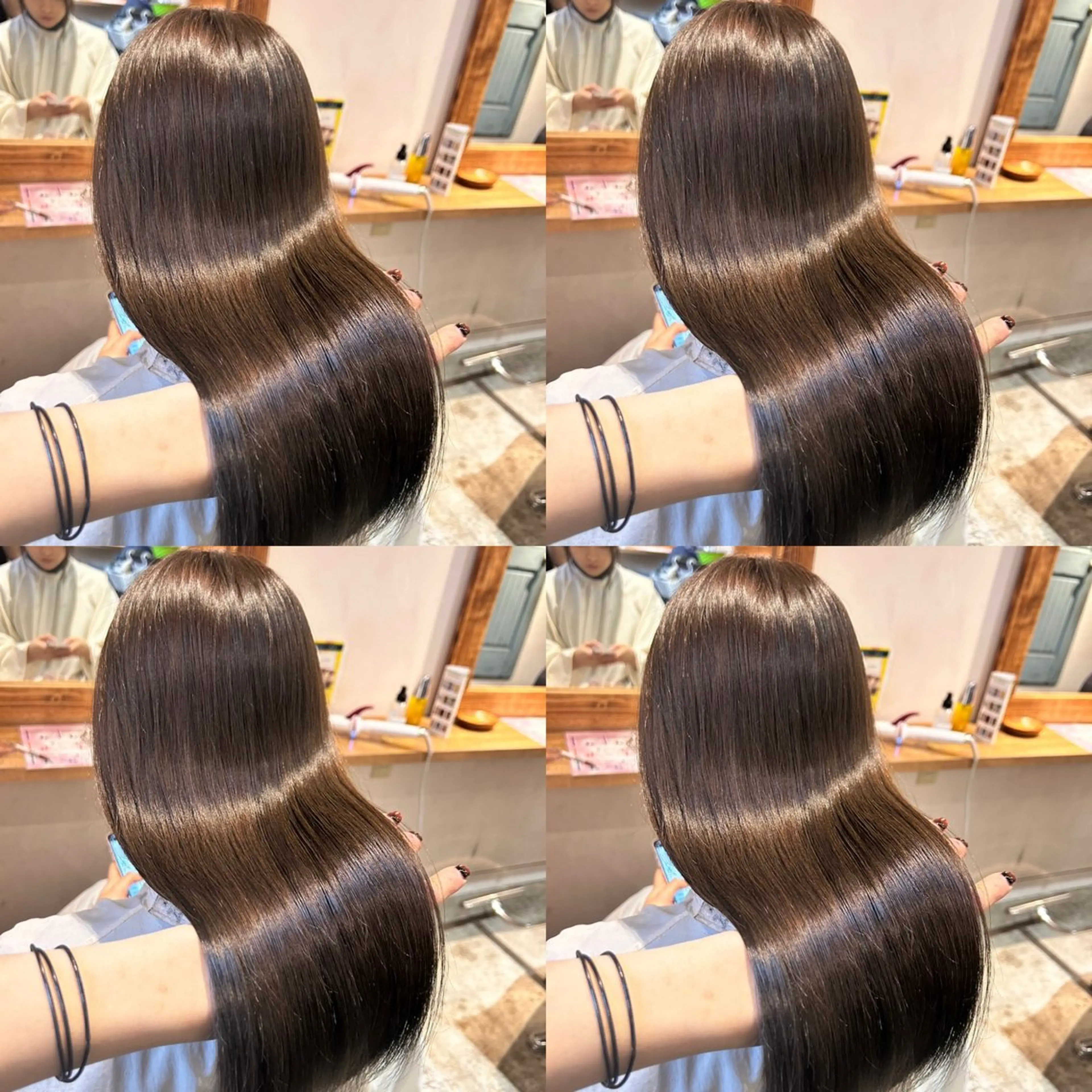 ロング カラー グレージュ 髪質改善 カット ヘアカラー トリートメント 韓国レイヤー ×髪質改善✨純大のヘアスタイル