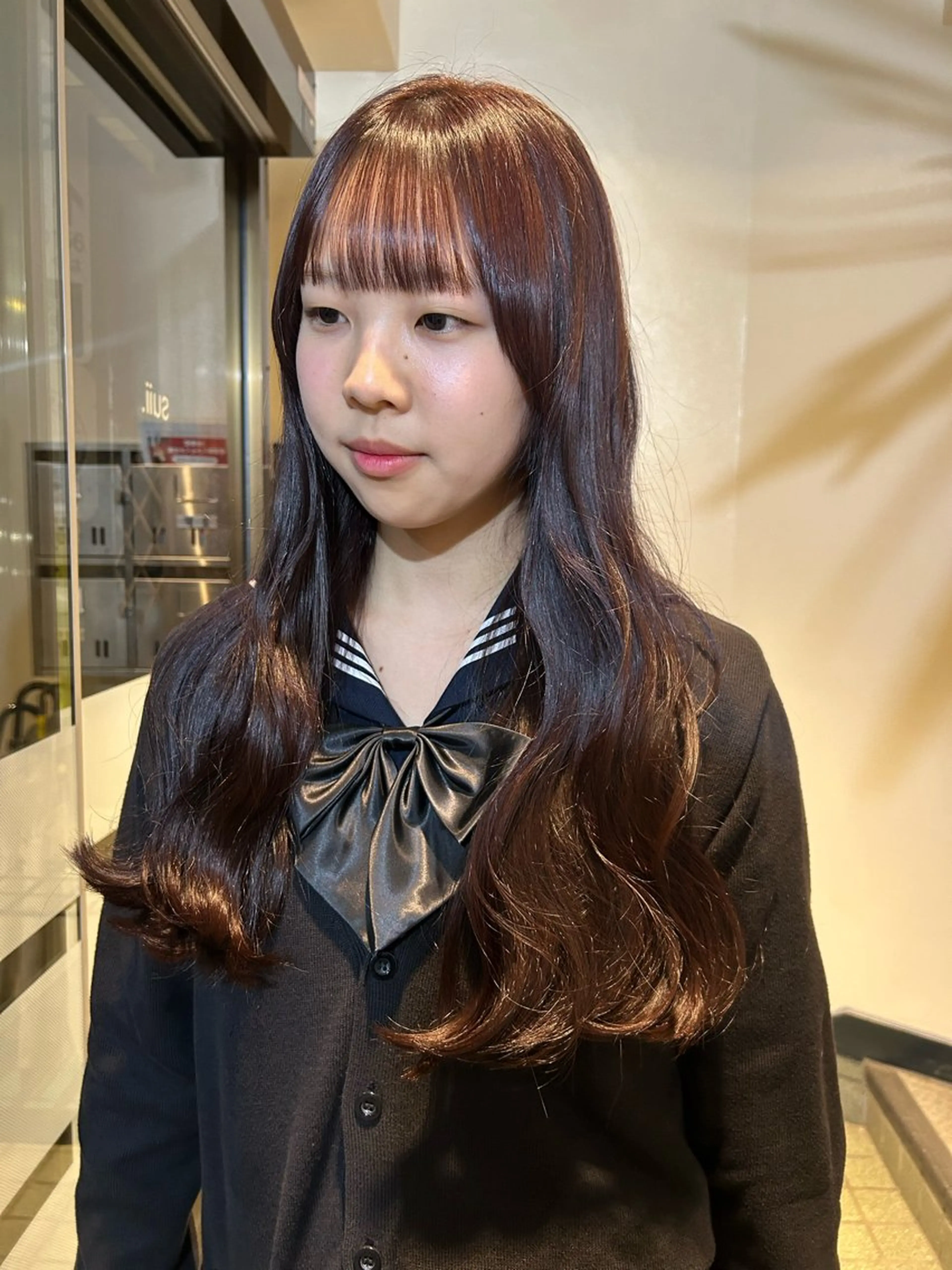 ロング カラー カット ヘアカラー トリートメント ☕️結【suii.】 ボブ/ヘアセット☕️のヘアスタイル