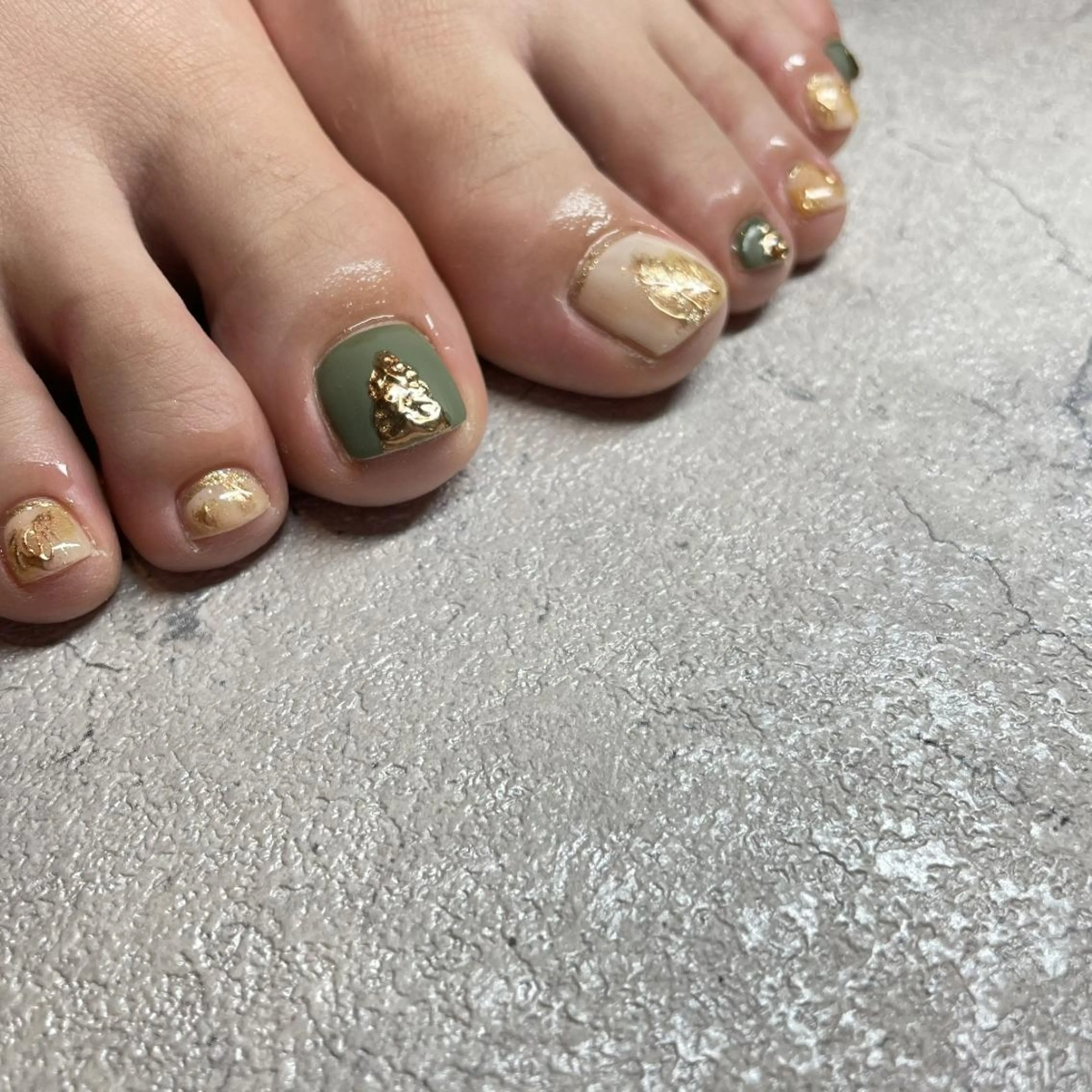 2hアートし放題  フットネイルの写真