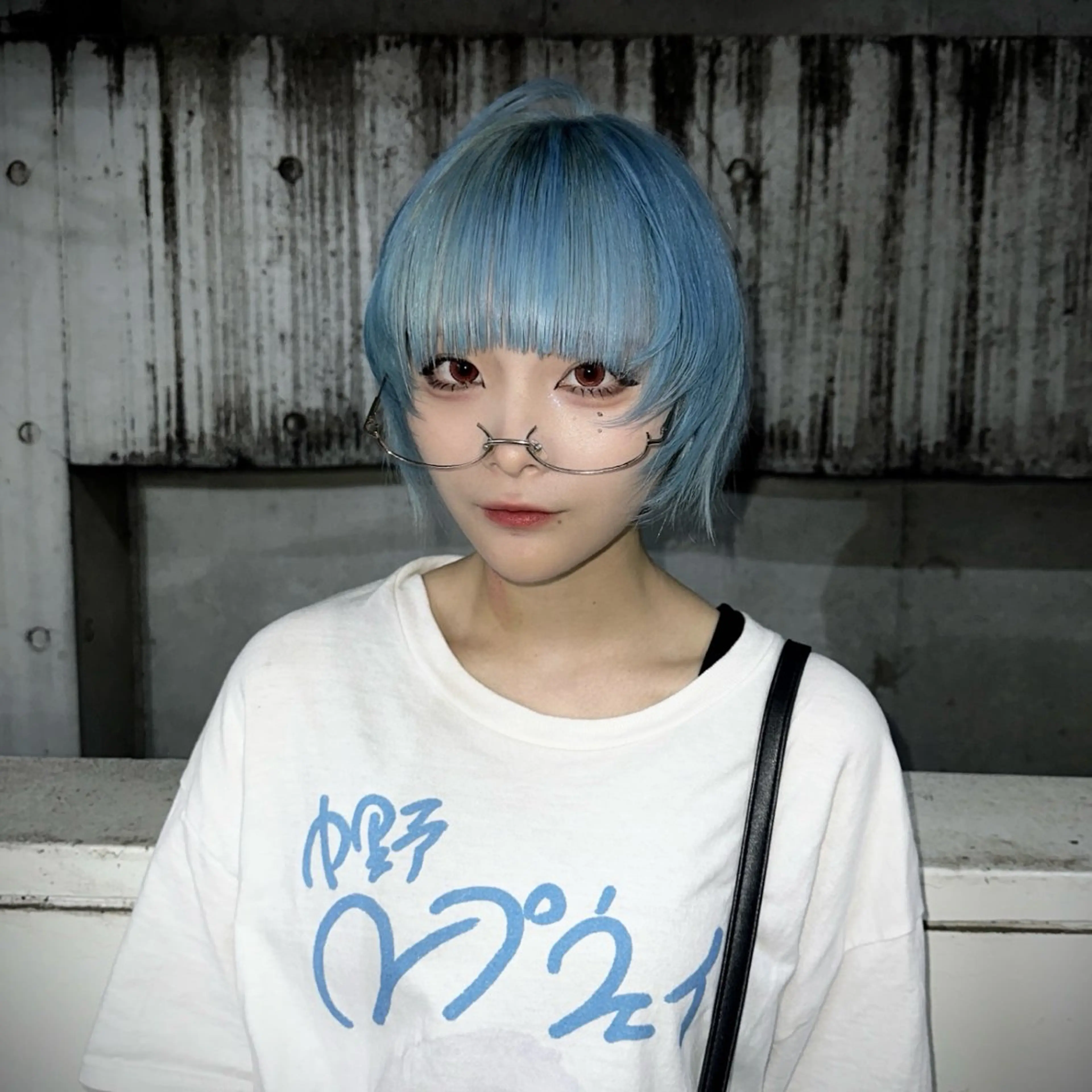 ショート カラー ヘアカラー ハイトーン/ウルフ /エクステ/ましろんのヘアスタイル