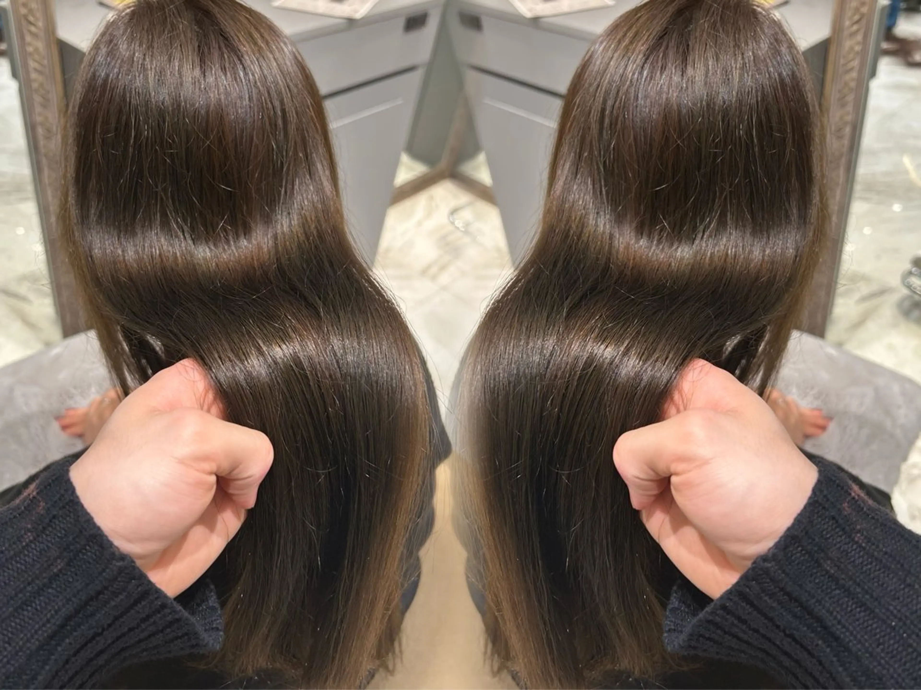 ロング カラー ヘアカラー トリートメント ブリーチで叶える透明 感カラーTakeruのヘアスタイル