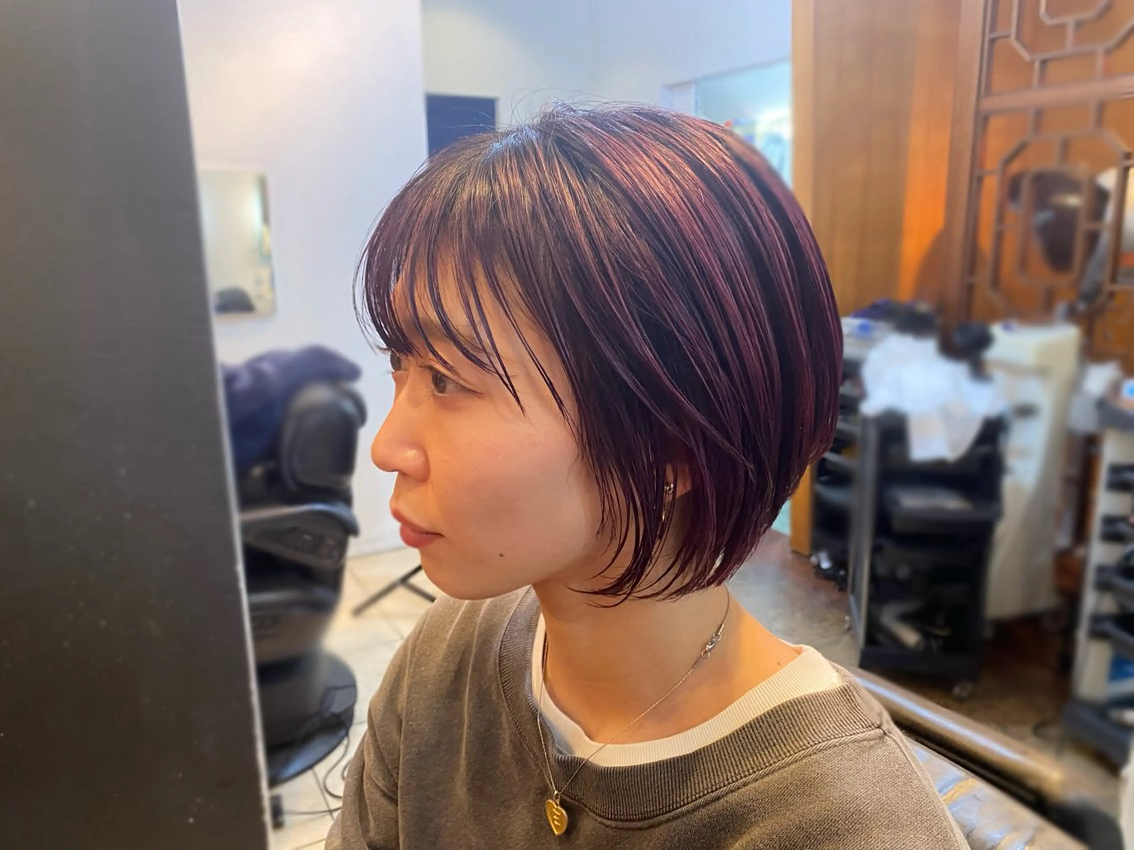 ショート カット ヘアカラー Kingdom鎌倉所属・透明感カラー/艶髪 /鎌倉/ヤタベケンタのヘアスタイル