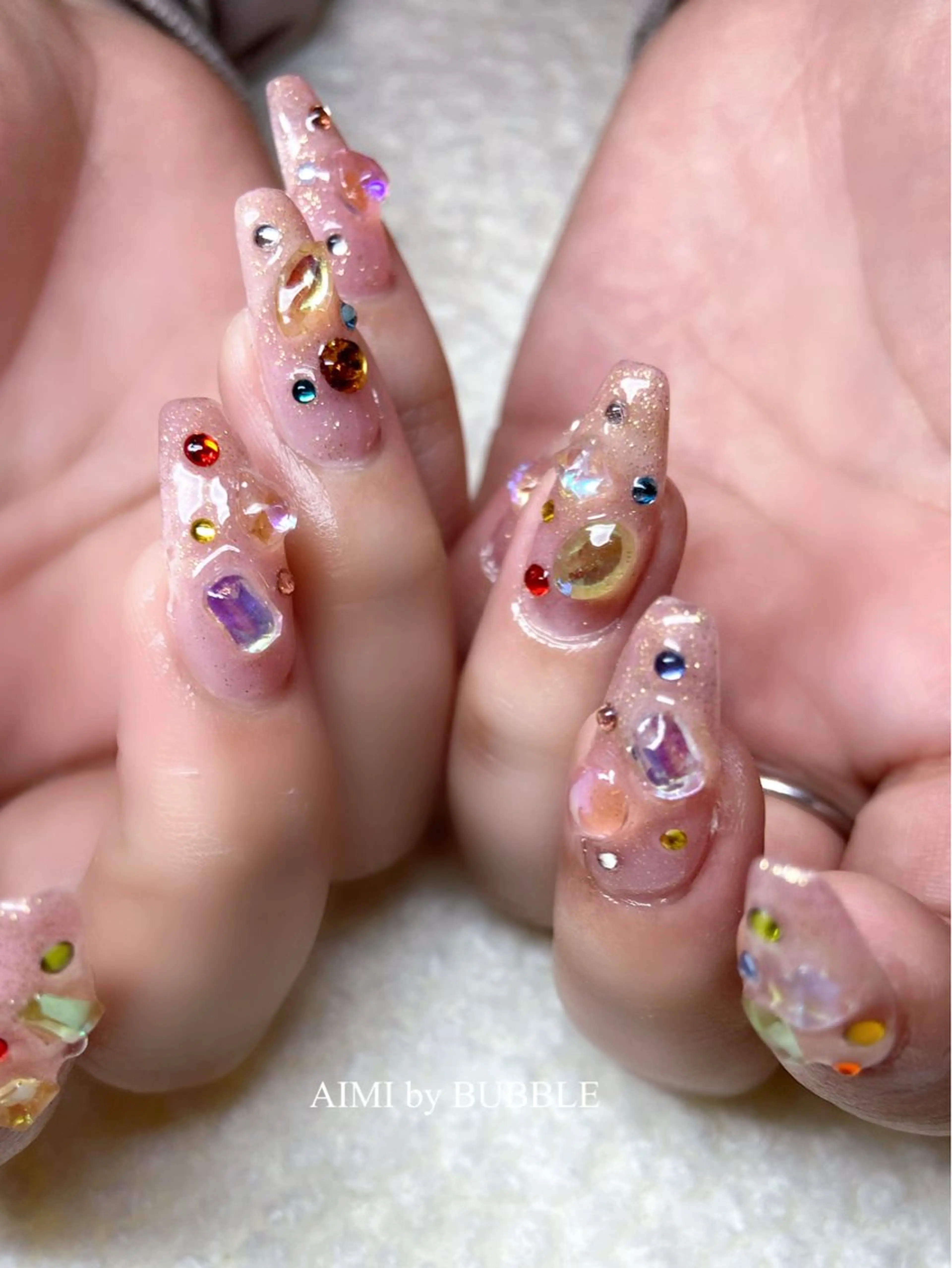 ネイル ハンドネイル AIMI by BUBBLE所属・BUBBLE🫧 RIONAのネイルデザイン