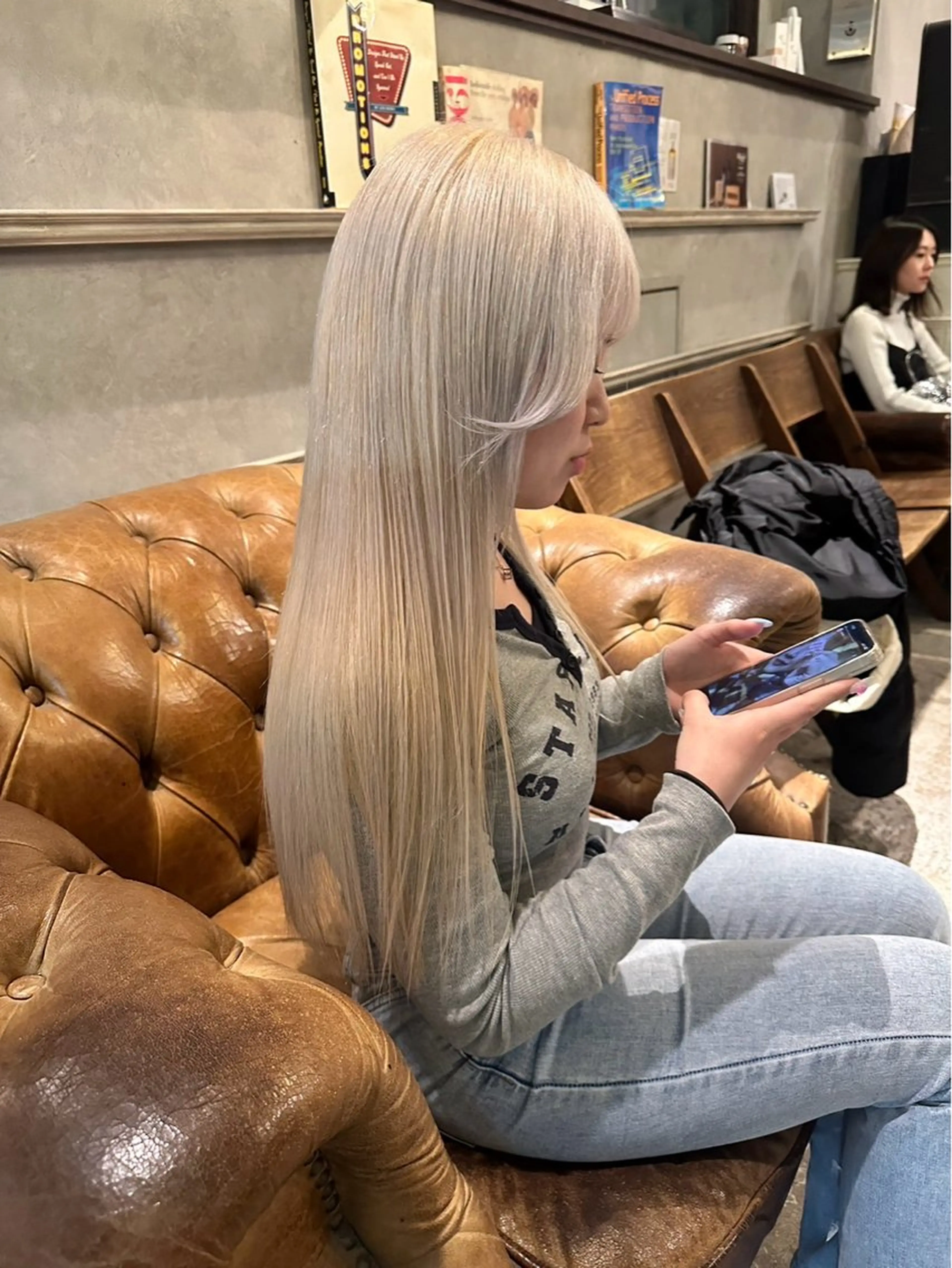 うる艶✨極上5step treatment + ストレート仕上げの写真