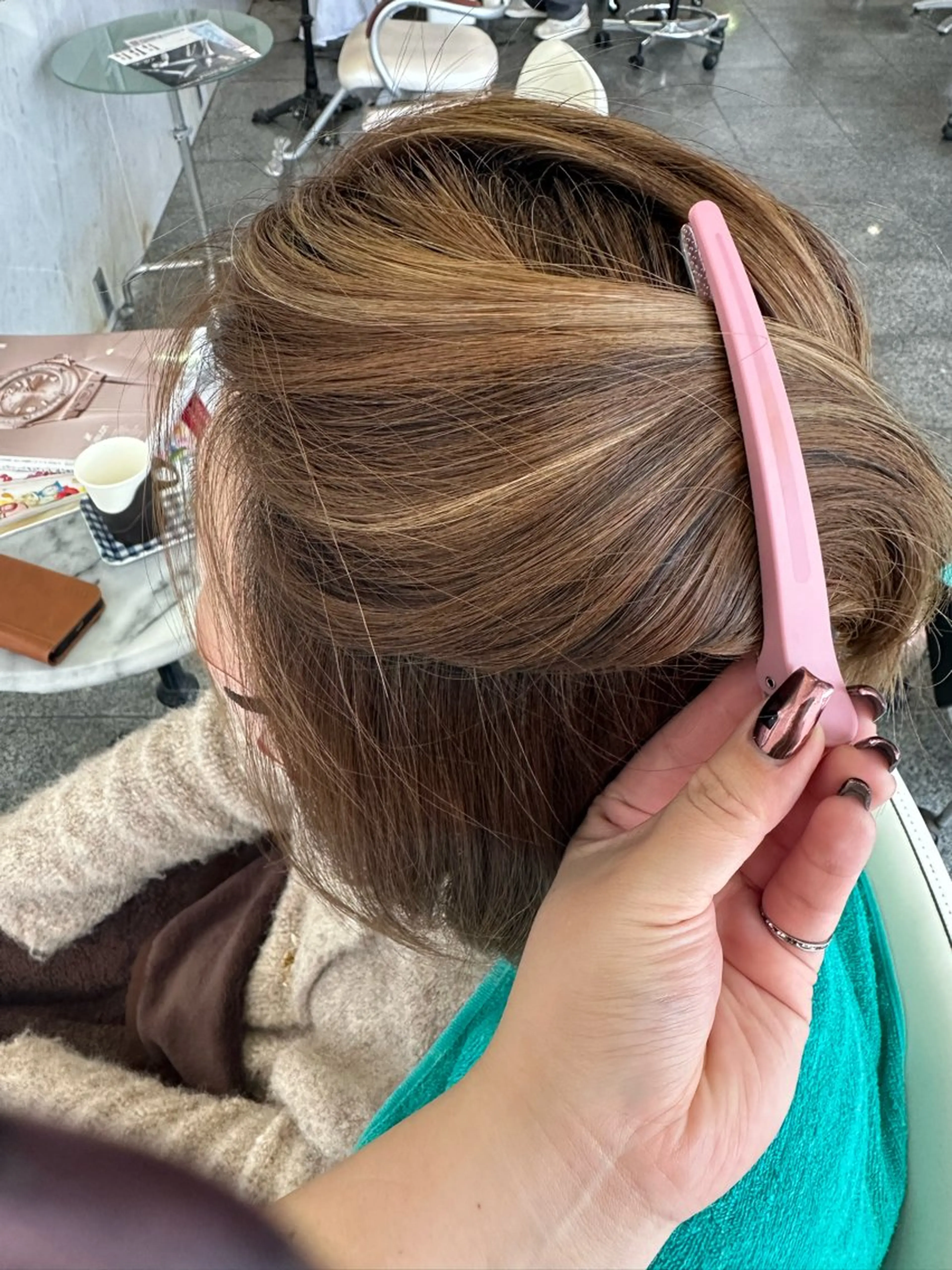 カラー ヘアカラー 町田 里奈のヘアスタイル