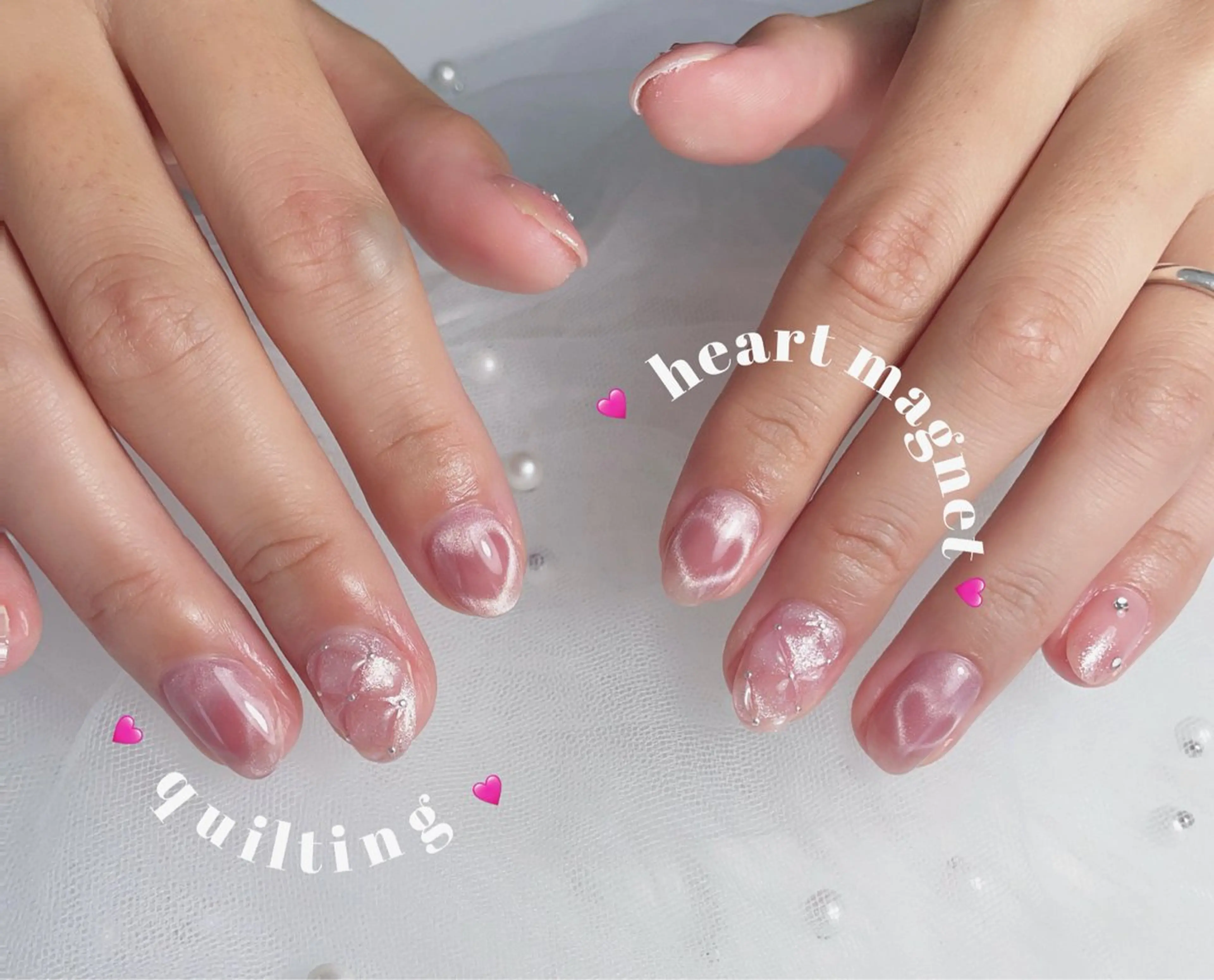 ネイル あゆ🎀/ワンホンネ イル/痛ネイルのネイルデザイン