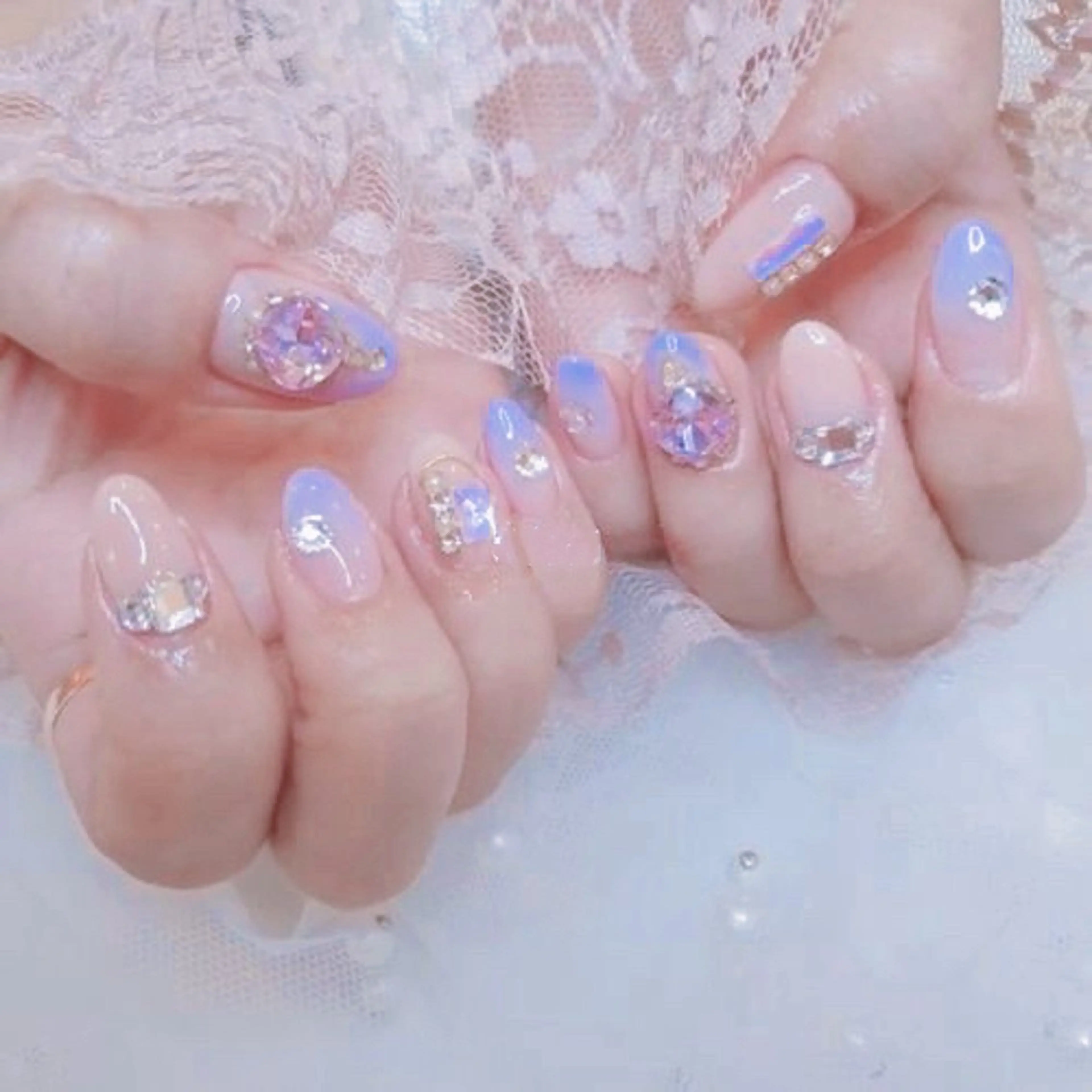 ネイル ハンドネイル 長さだし専門店 ROKANAILのネイルデザイン