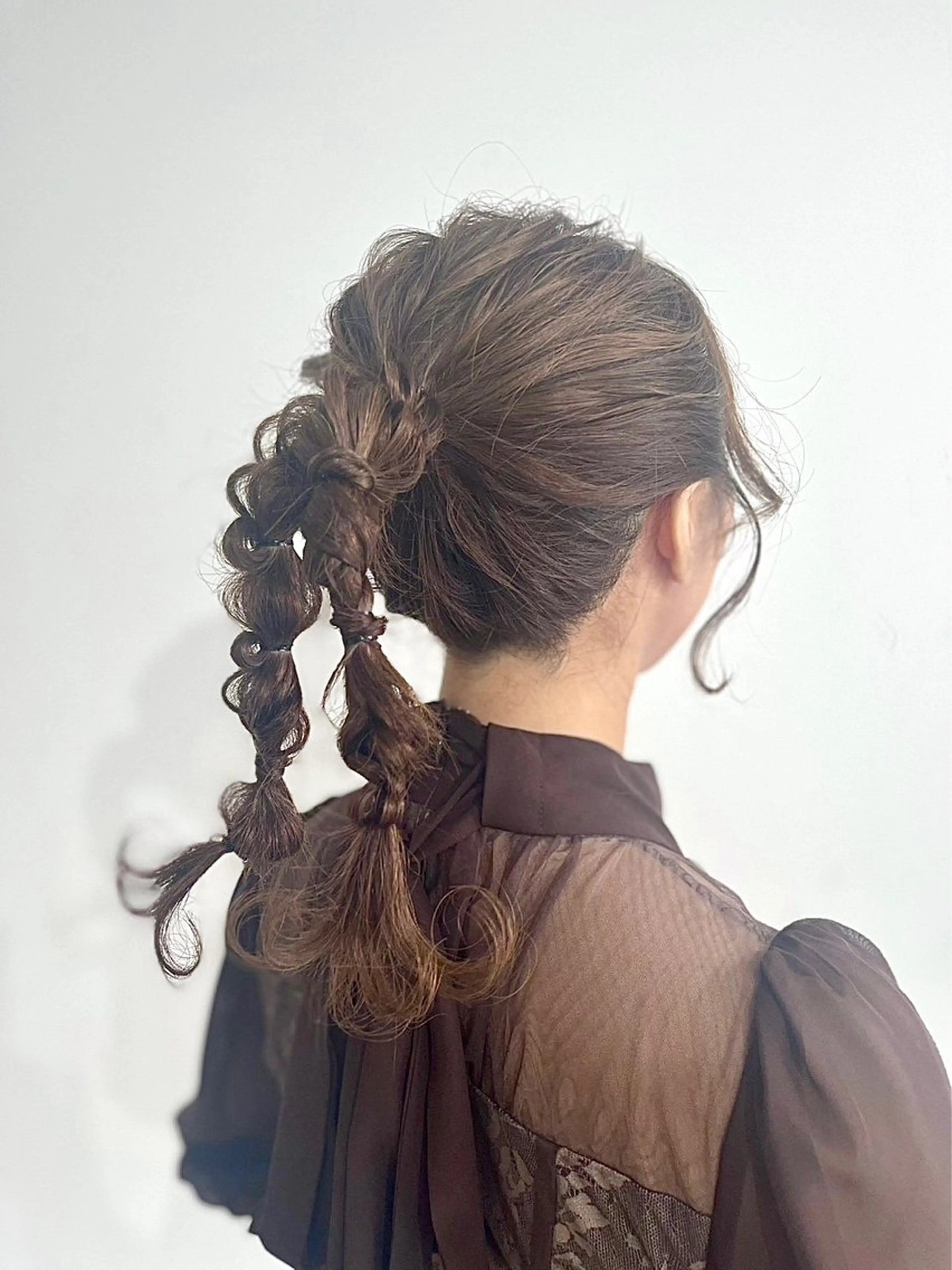 セミロング ヘアアレンジ MINAMI 미나미🩵のヘアスタイル
