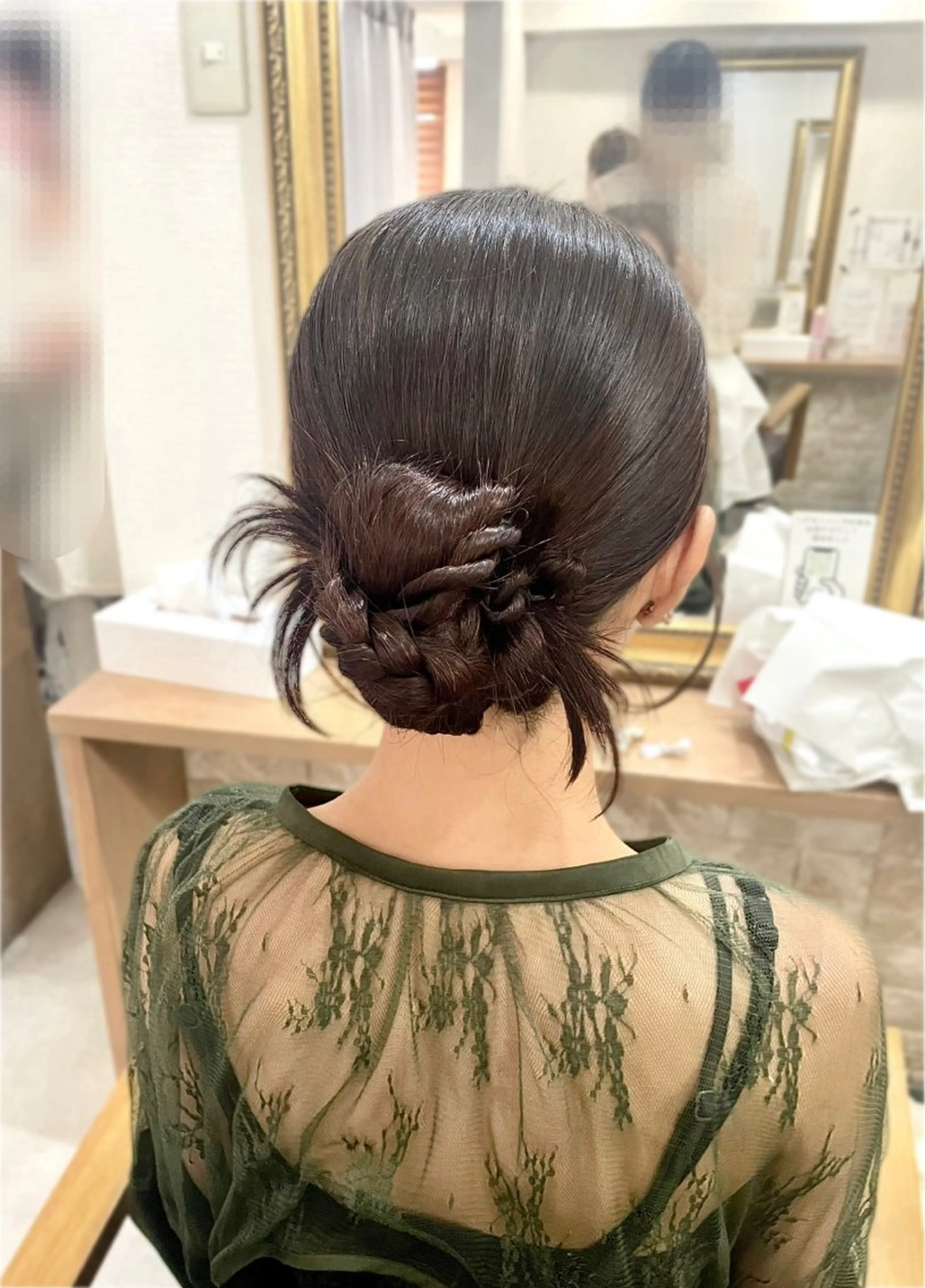 ロング ヘアアレンジ セットサロンCURE YUKIOKAのヘアスタイル
