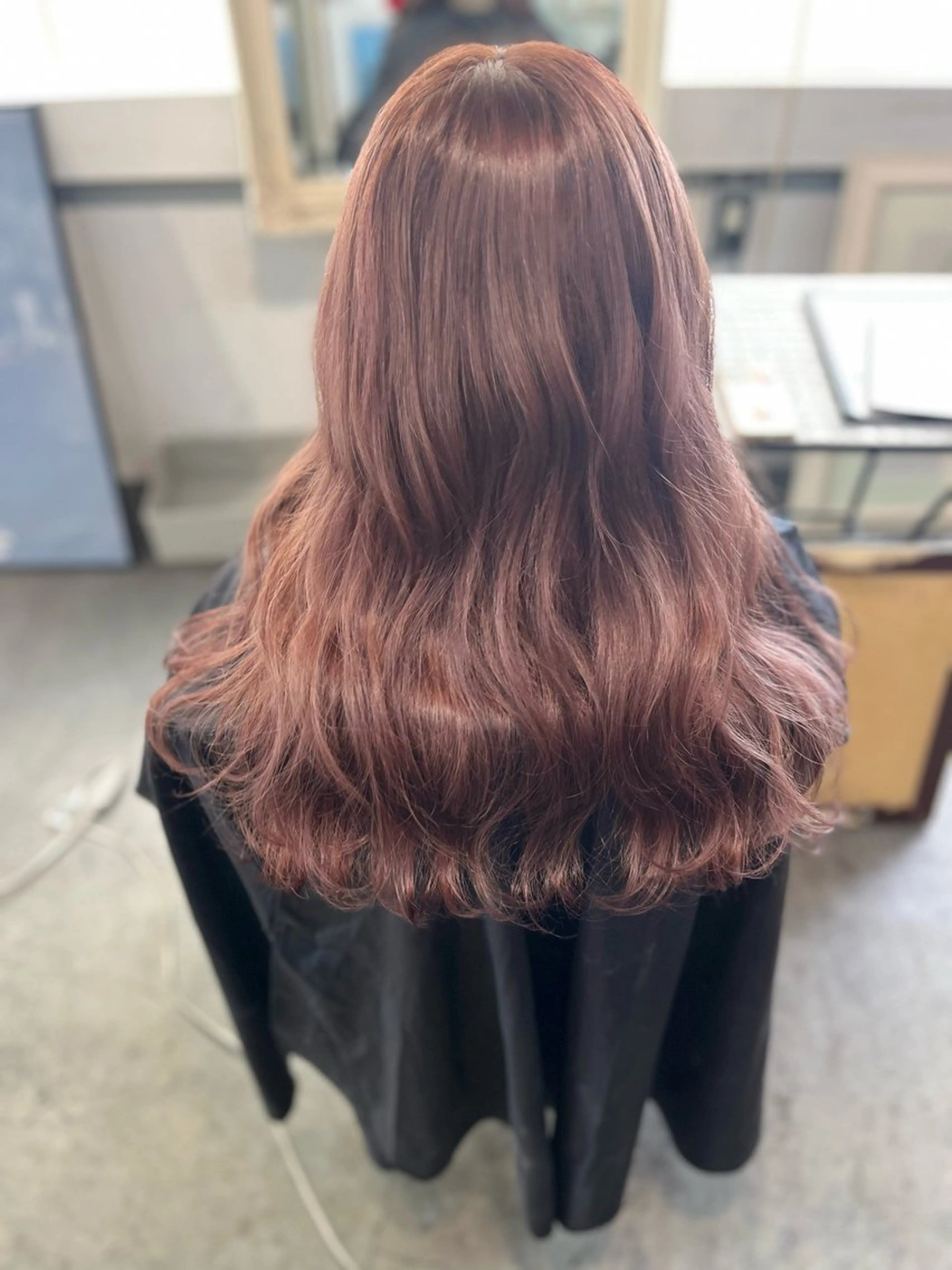 セミロング カラー カット ヘアカラー Mariana雛/ ブリーチ/ハイライトのヘアスタイル