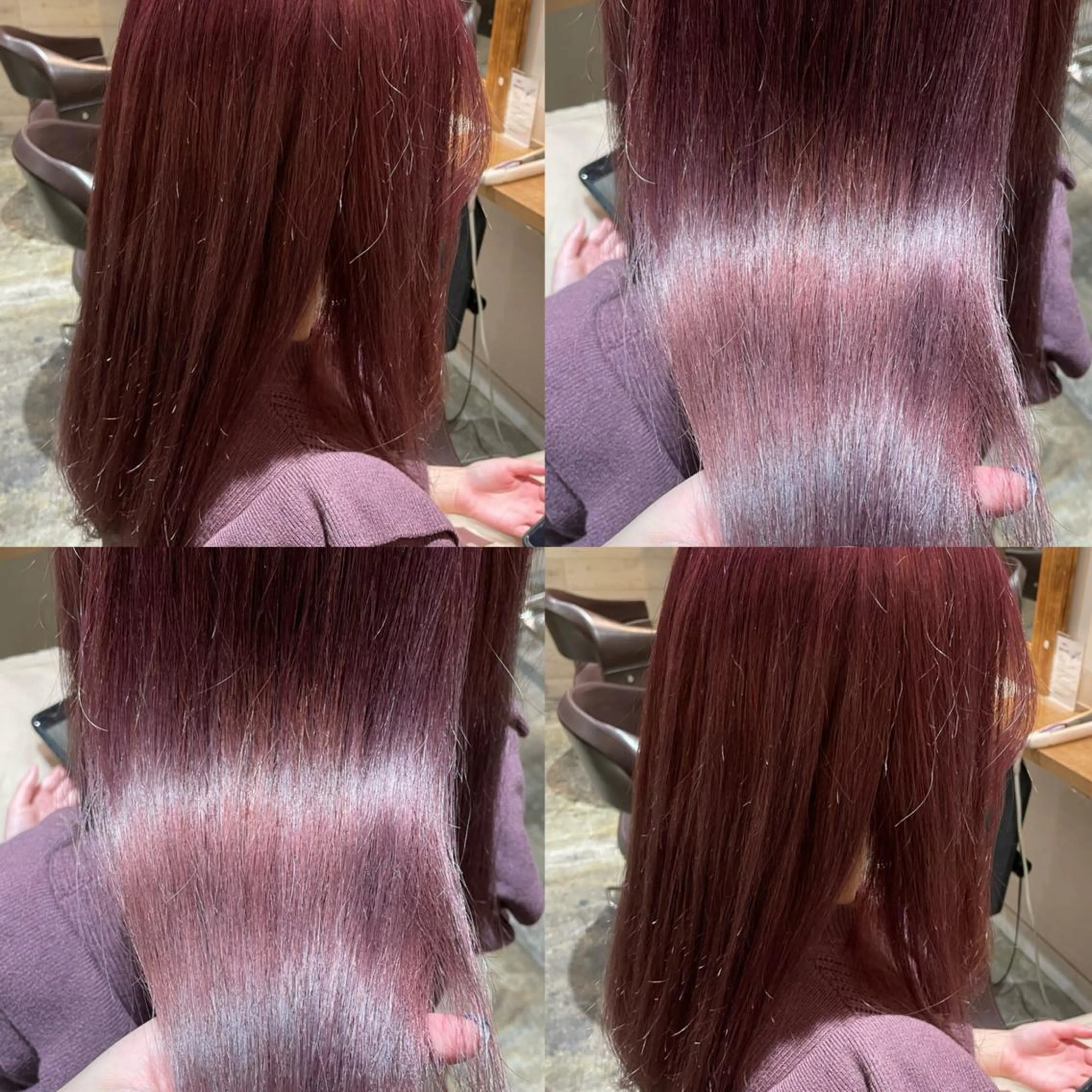 ミディアム カラー 艶カラー🦋髪質改善 🫧MINAMIのヘアスタイル