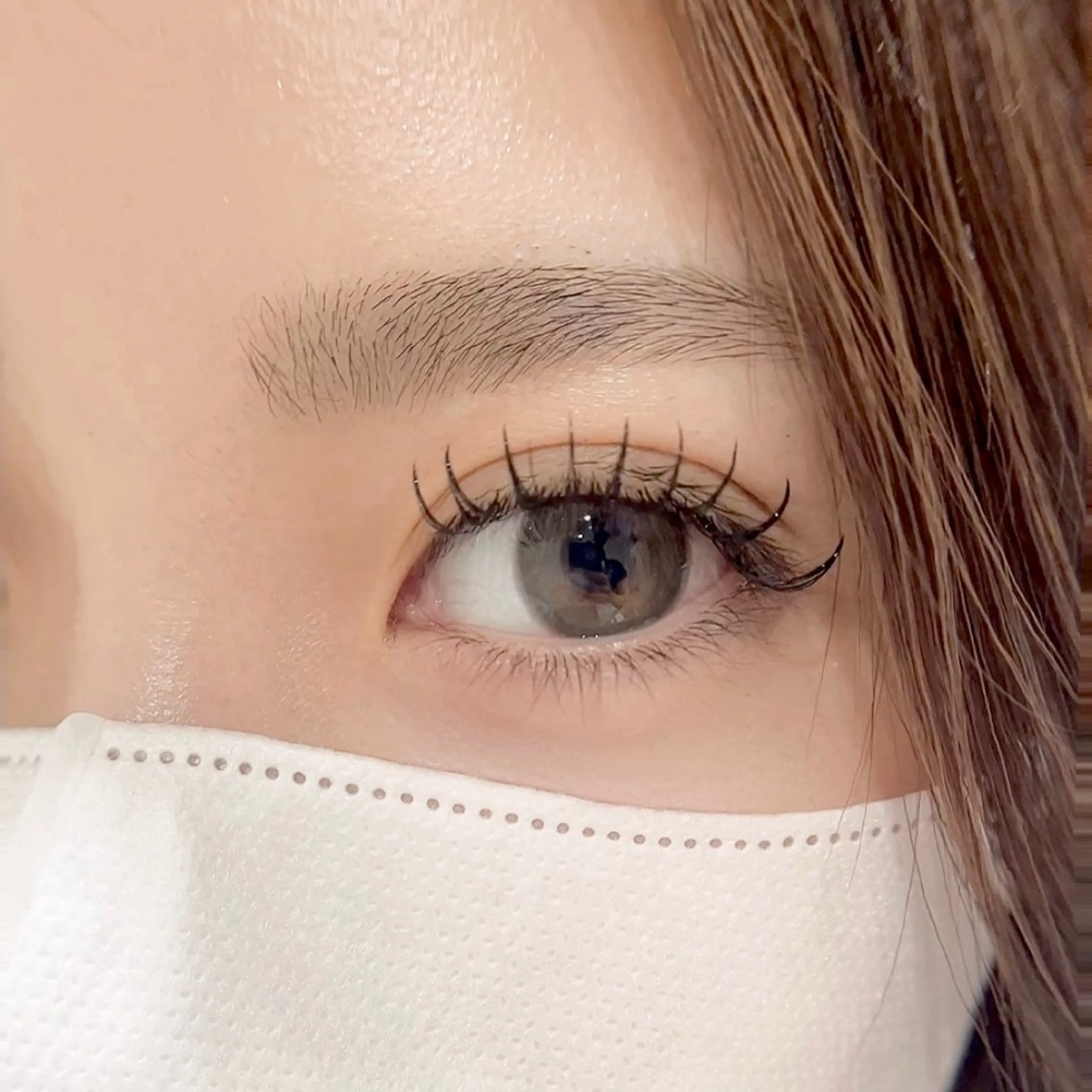 マツエク・マツパ Dカール フラットラッシュ shall cocotteの眉毛・アイブロウイメージ