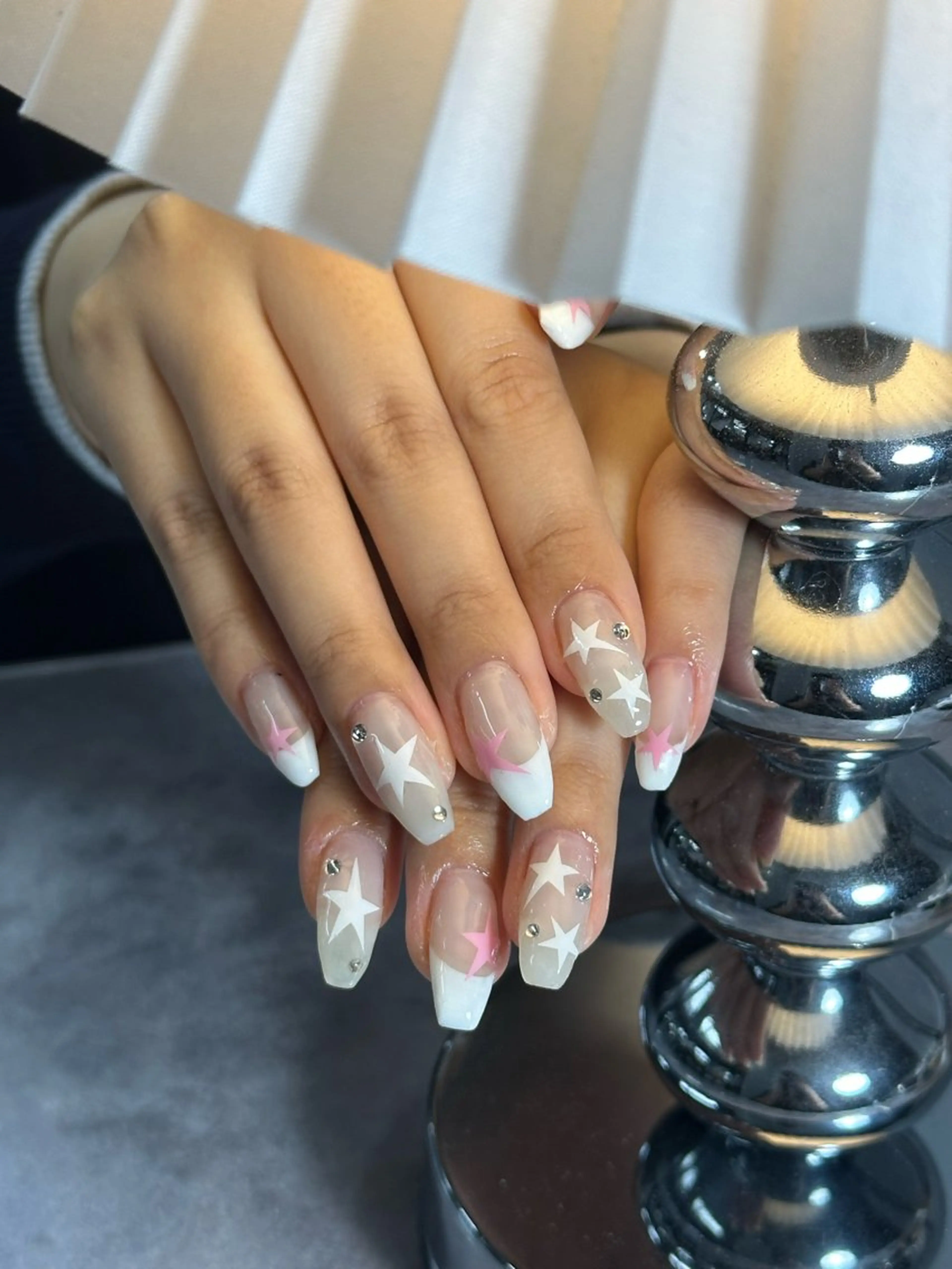 ネイル アートネイル ジェルネイル グラデーション パラジェル ワンホンネイル ハンドネイル if Hair＆Nail Salon所属・IKA /海外ネイル /個性派/ワンホンのネイルデザイン