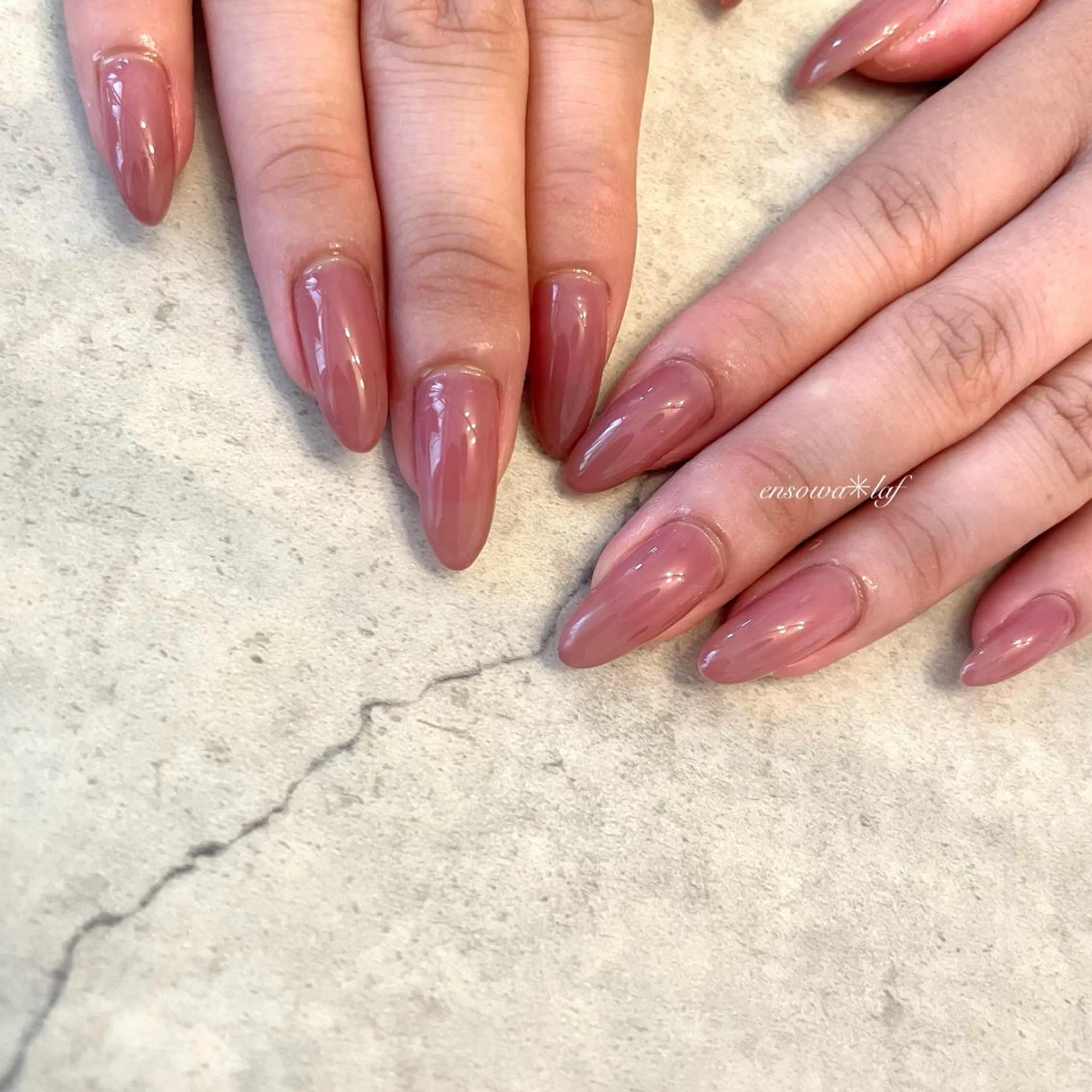 ネイル アートネイル オーロラネイル クリアネイル フレンチネイル ジェルネイル ensowa✱laf NAILのネイルデザイン