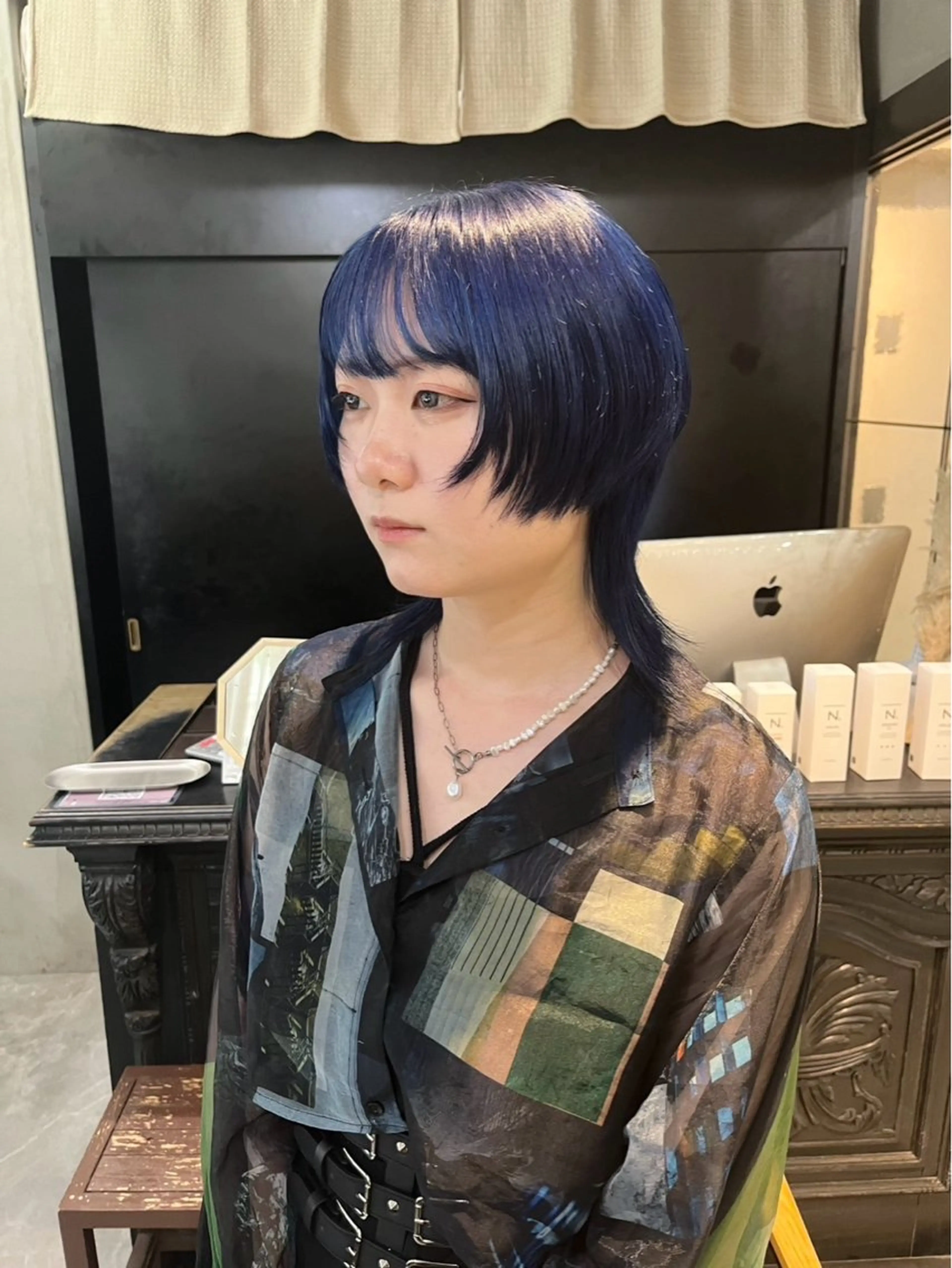 セミロング カラー ✨メンズ縮毛モデル 募集✨イブキのヘアスタイル