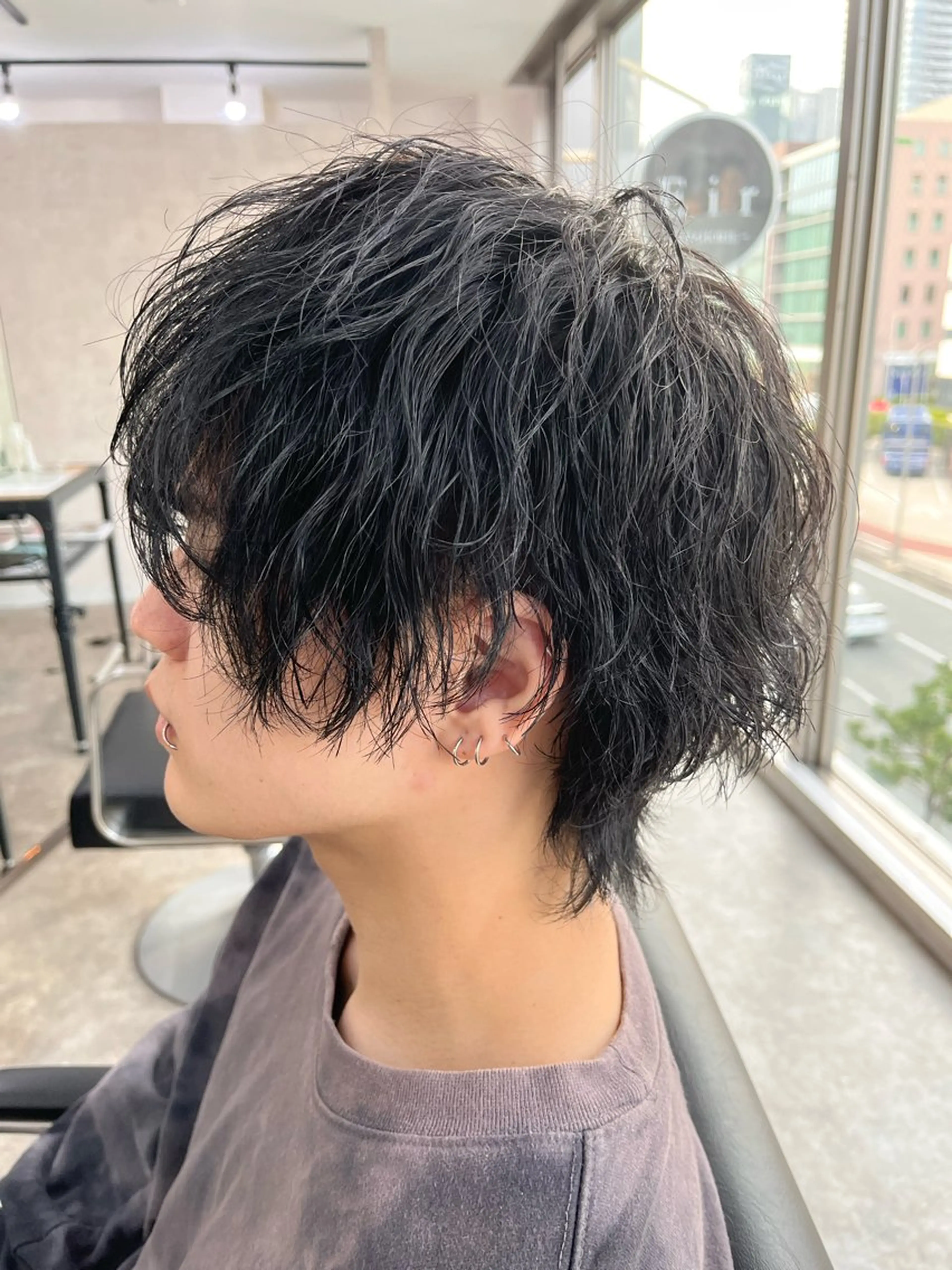 【🔥minimoメンズパーマ限定価格🔥】スパイラルパーマ＋カット＋ヘアセットの写真