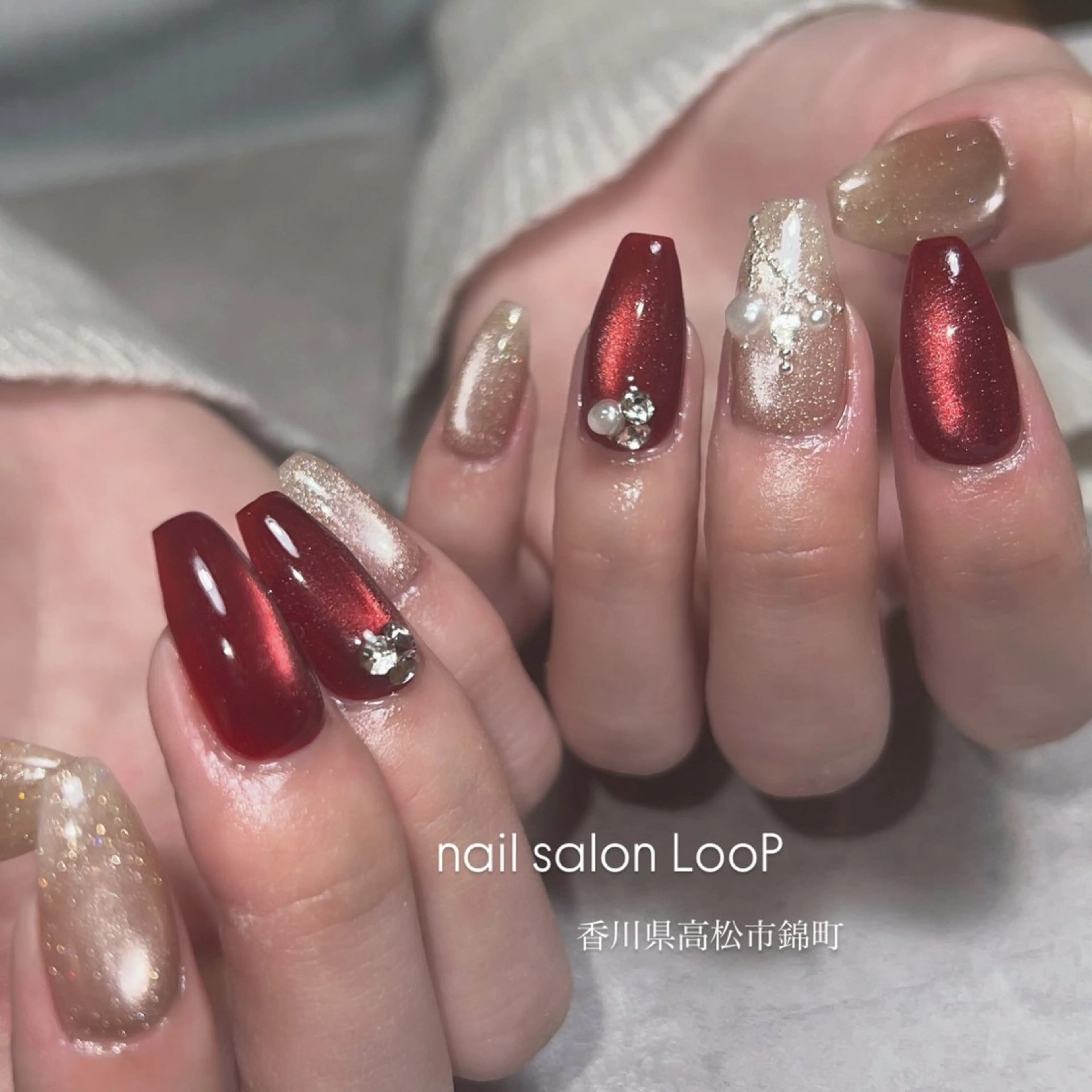 ネイル ハンドネイル LooP riho / nuanceのネイルデザイン