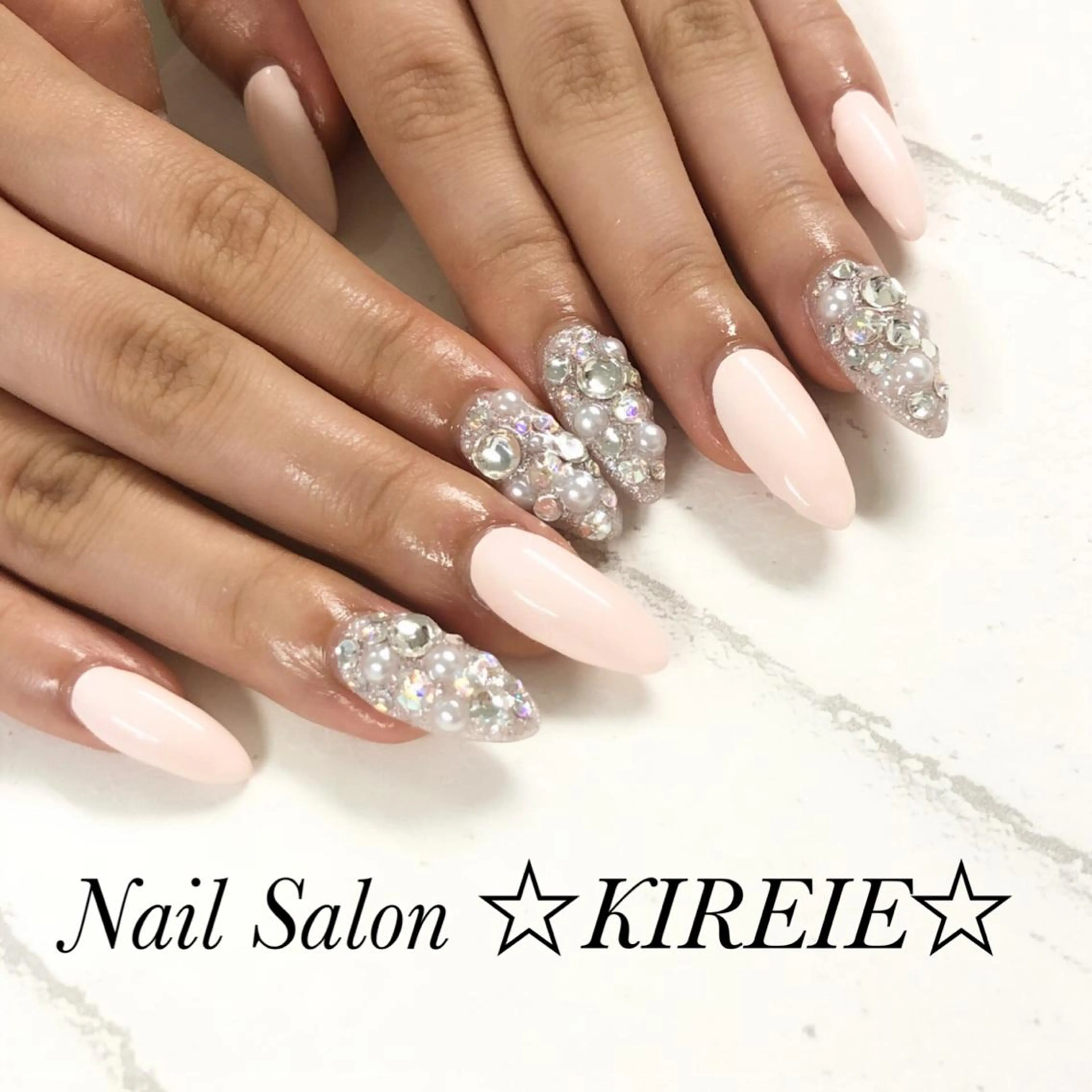 カラー ネイル アートネイル キラキラネイル スカルプネイル KIREIE NAILSのネイルデザイン