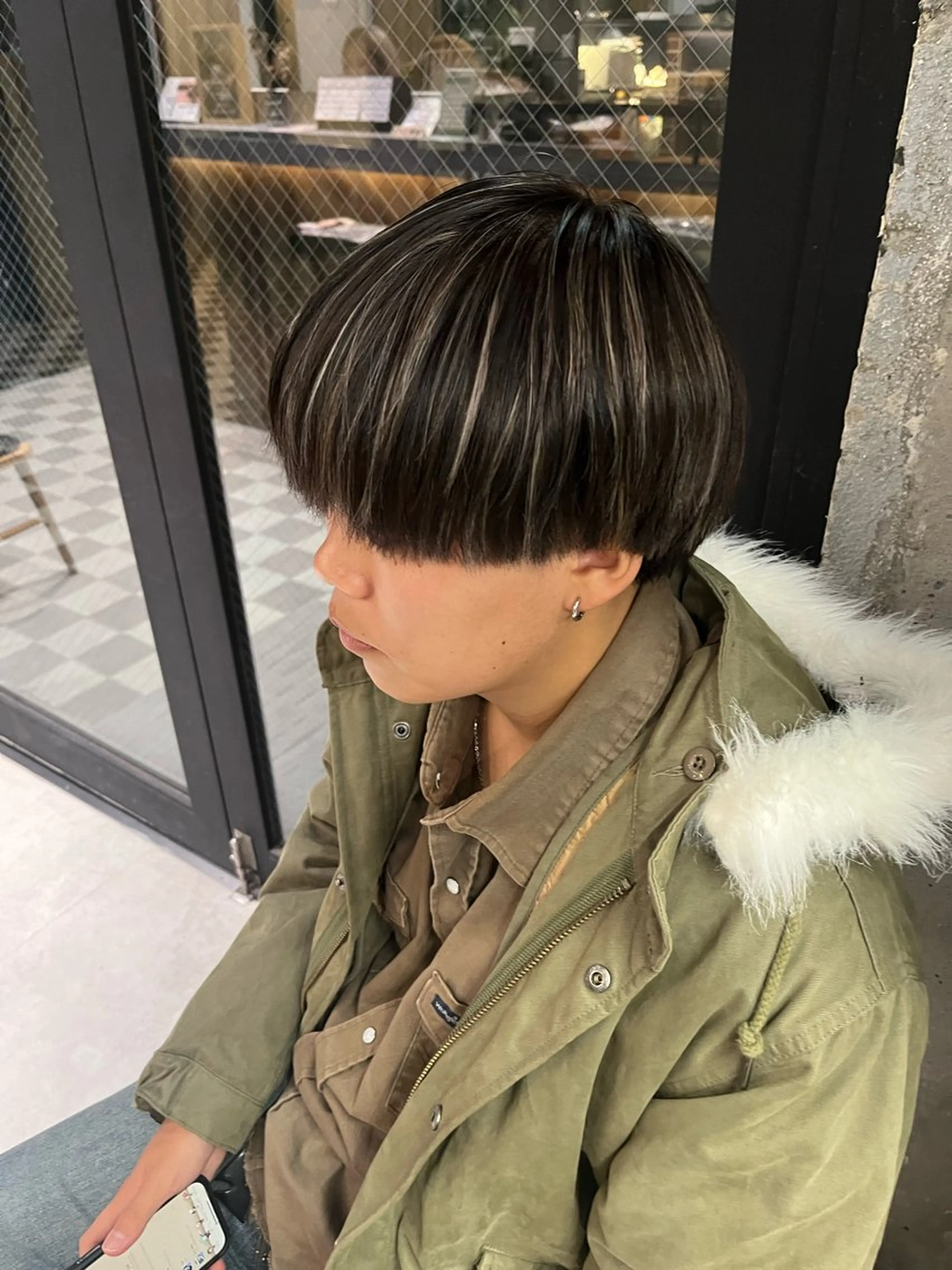 ショート メンズ メンズハイライト ハイライト ヘアカラー 🌊ハイライト Rizu🌊のヘアスタイル