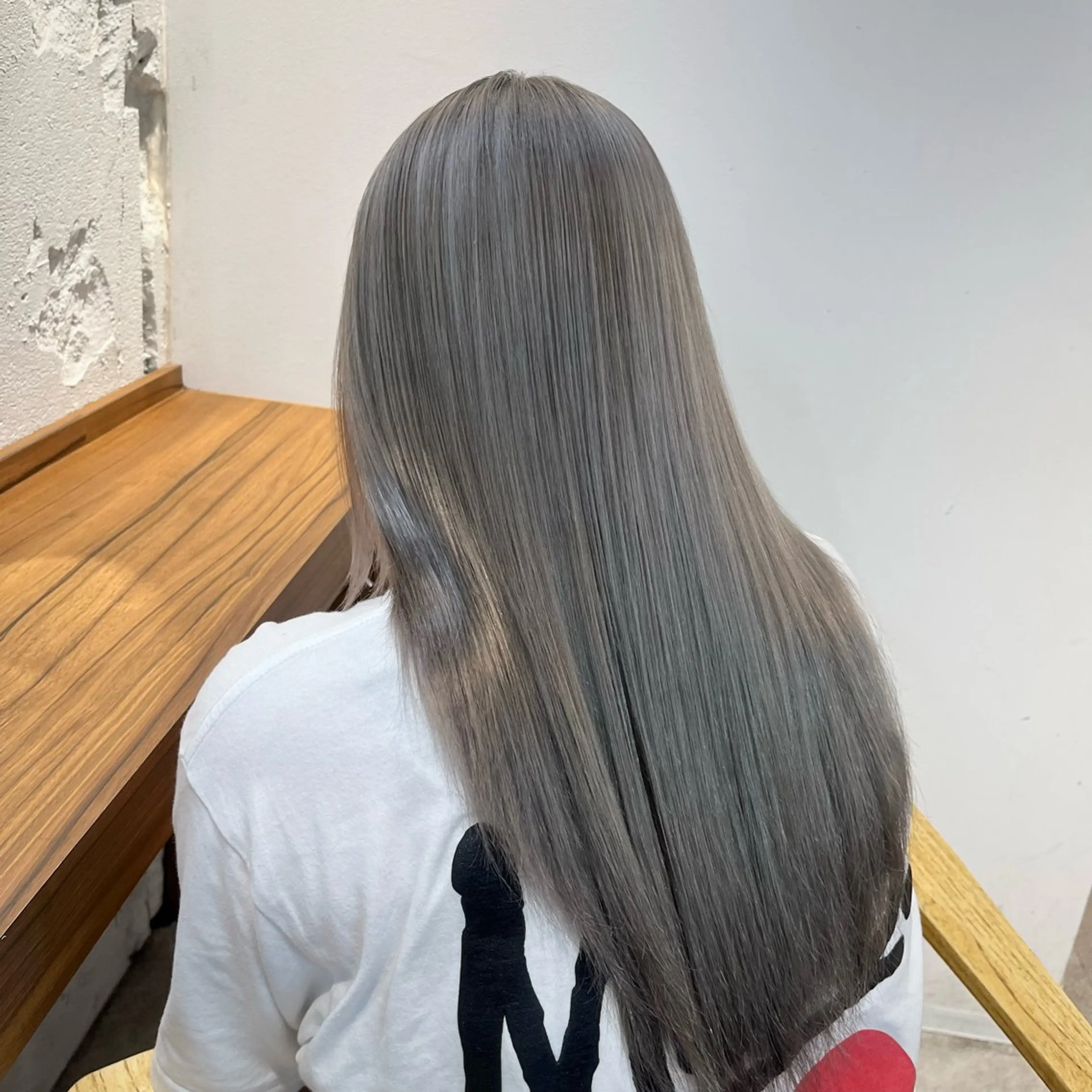 セミロング カラー カット ヘアカラー EIGHT/ satone🩵のヘアスタイル