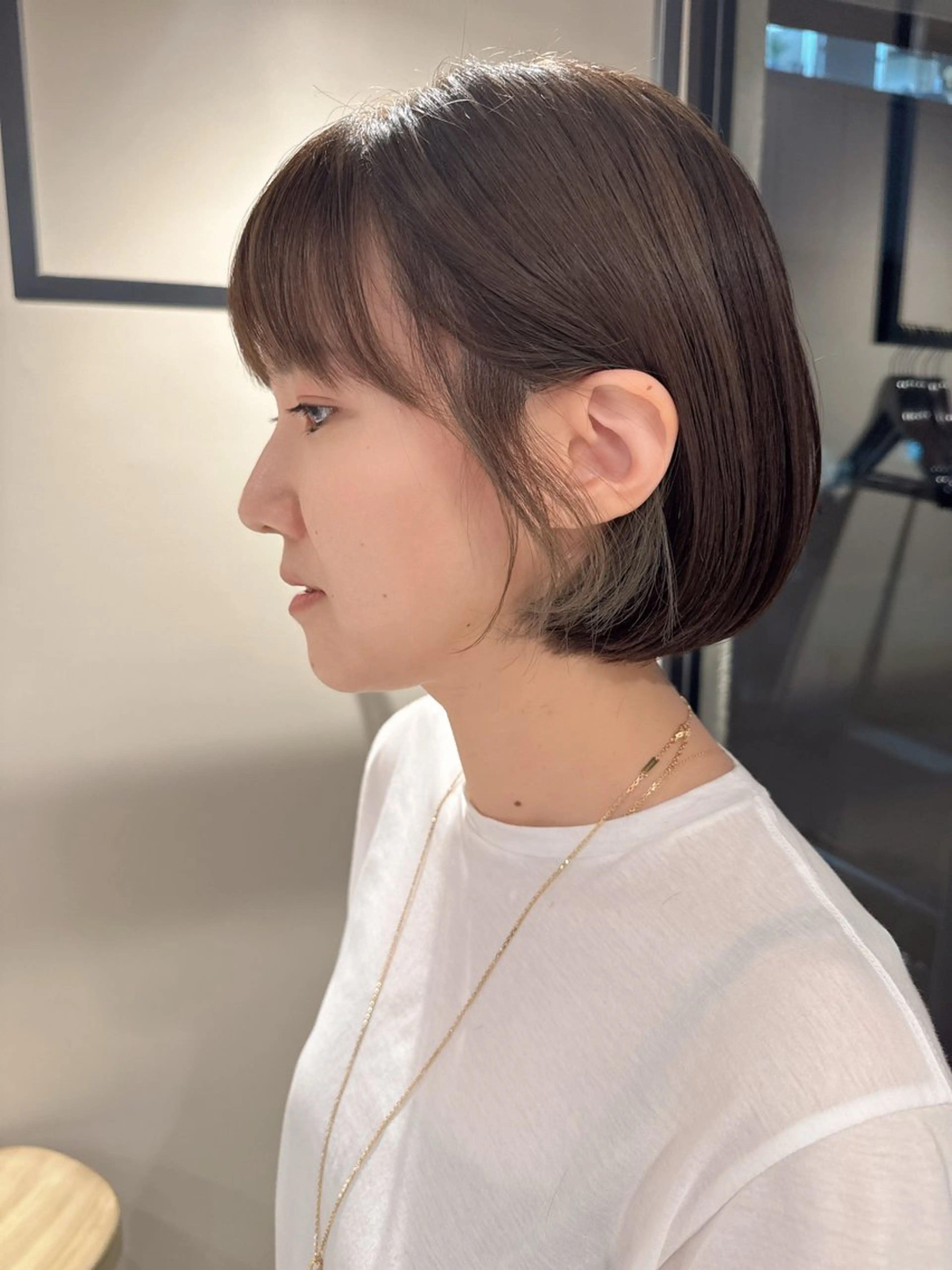 ショート ボブ カット ヘアカラー 木多 成明のヘアスタイル
