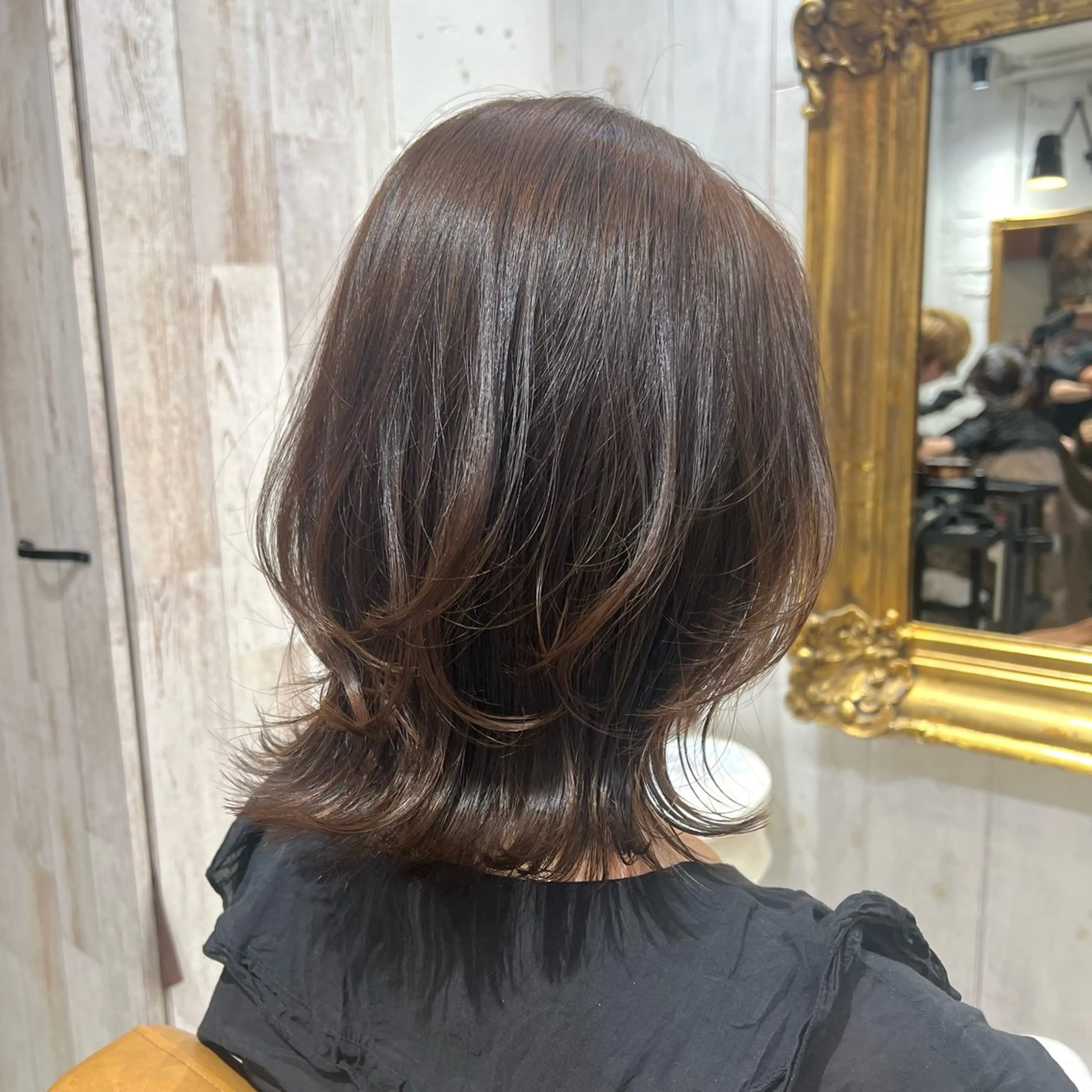 ミディアム カット ヘアカラー トリートメント re  view MIRUのヘアスタイル