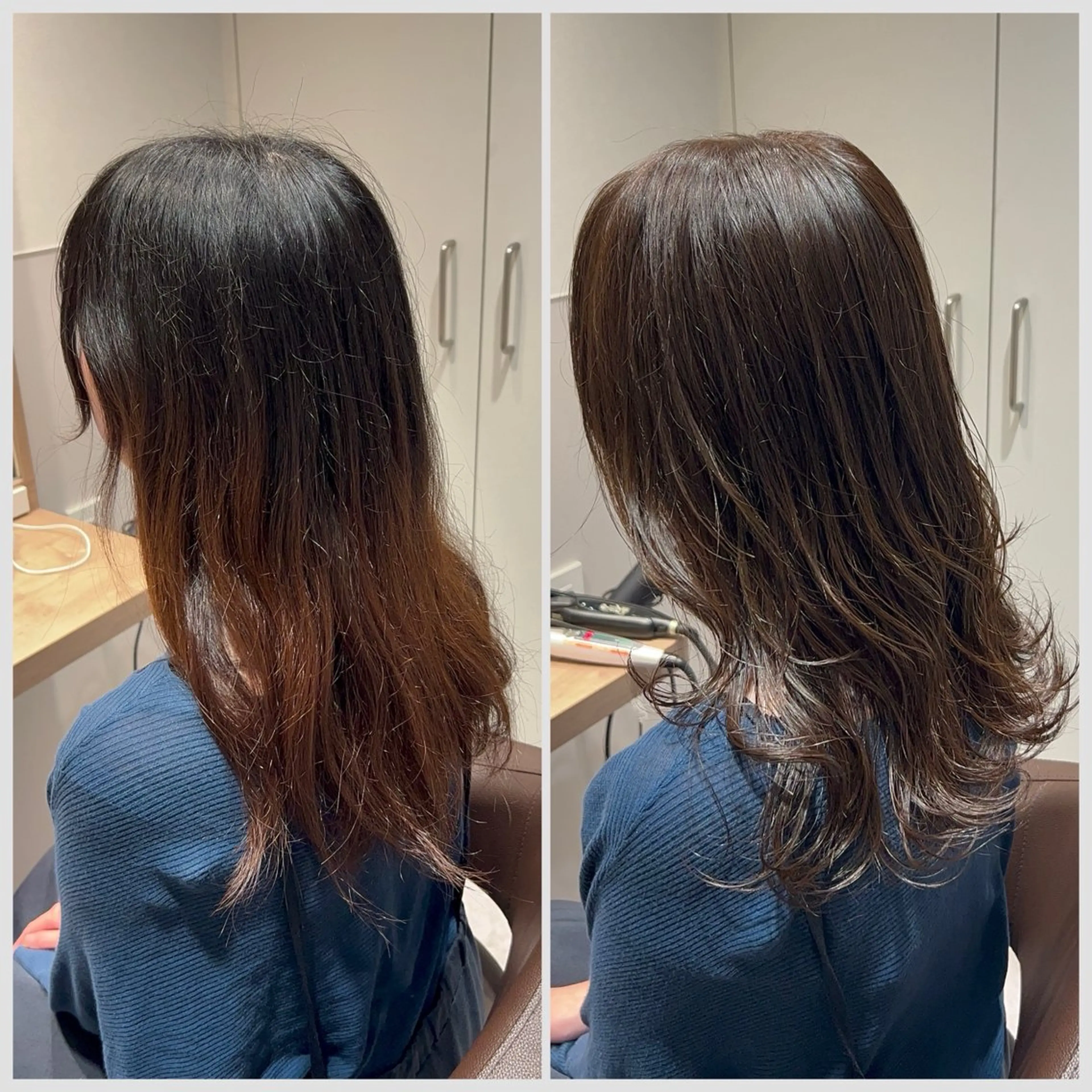 ミディアム カラー カット ヘアカラー SALOWIN 神戸三宮店所属・【三宮/ブリーチ なしカラー】高田祐也のヘアスタイル