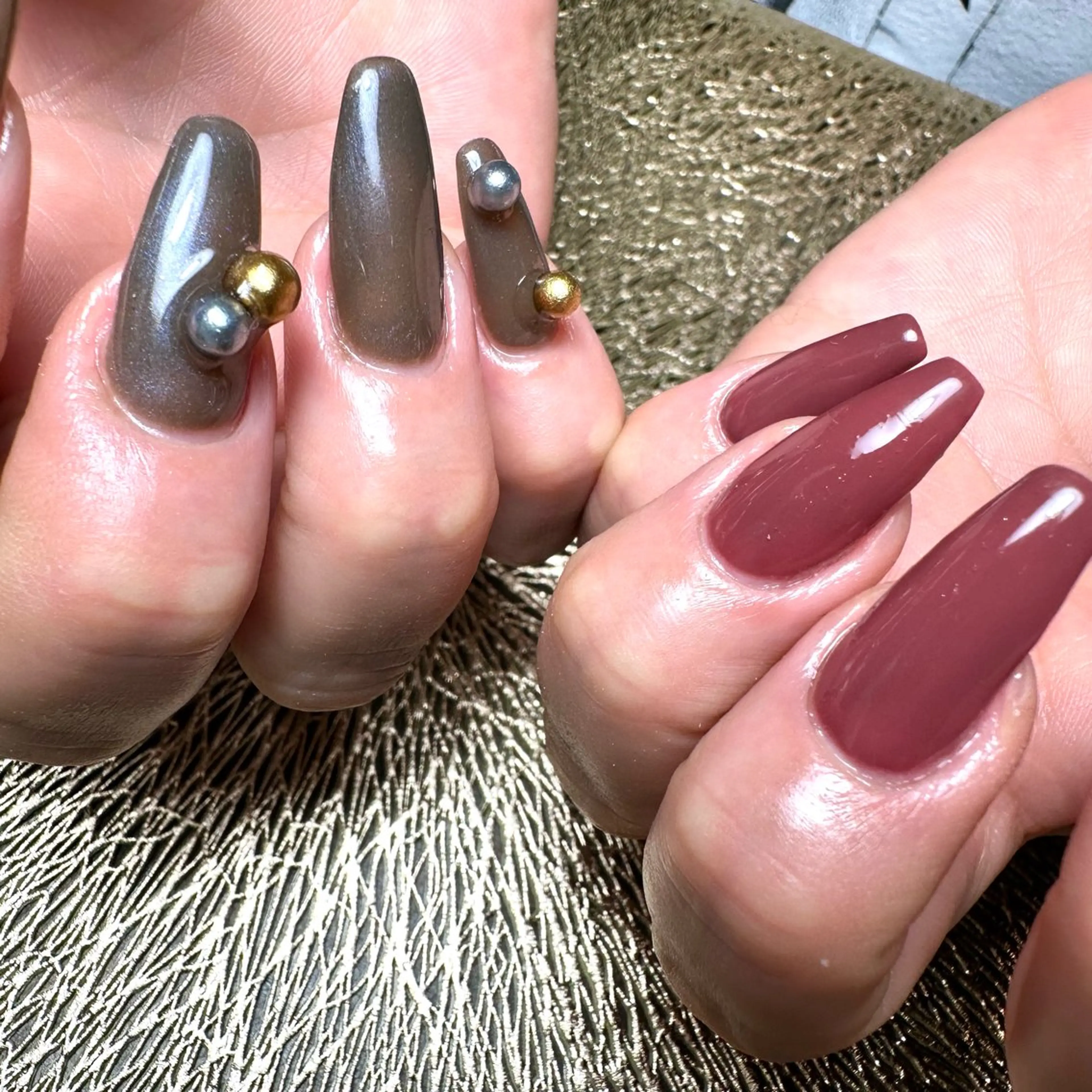 ネイル ワンカラーネイル nail salon 凪/ネイル/耳ツボのネイルデザイン
