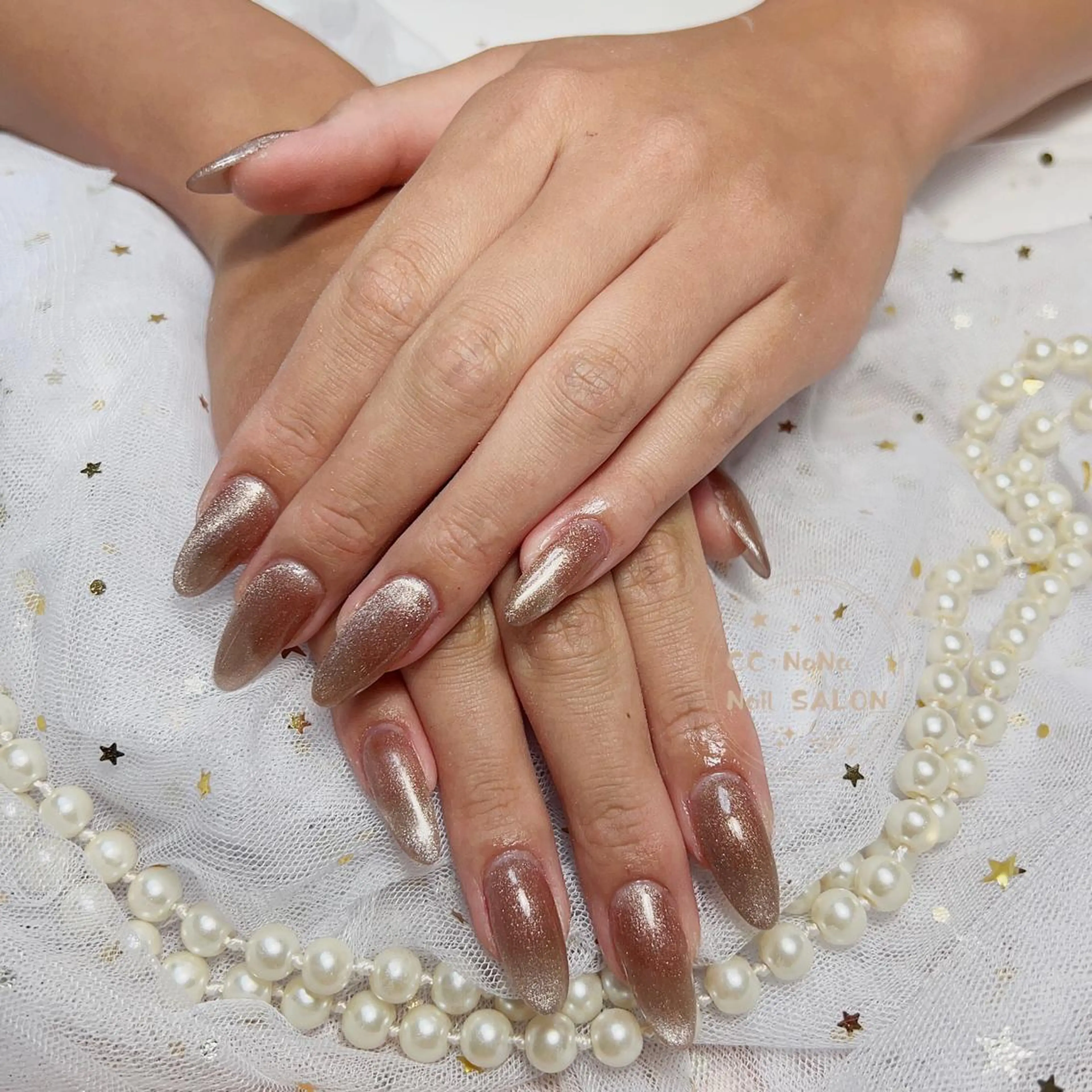 ネイル フラッシュネイル フレンチネイル マグネットネイル マグネットフレンチ スカルプネイル ハンドネイル CCNaNaスカルプ 長さだし専門💎Yoのネイルデザイン