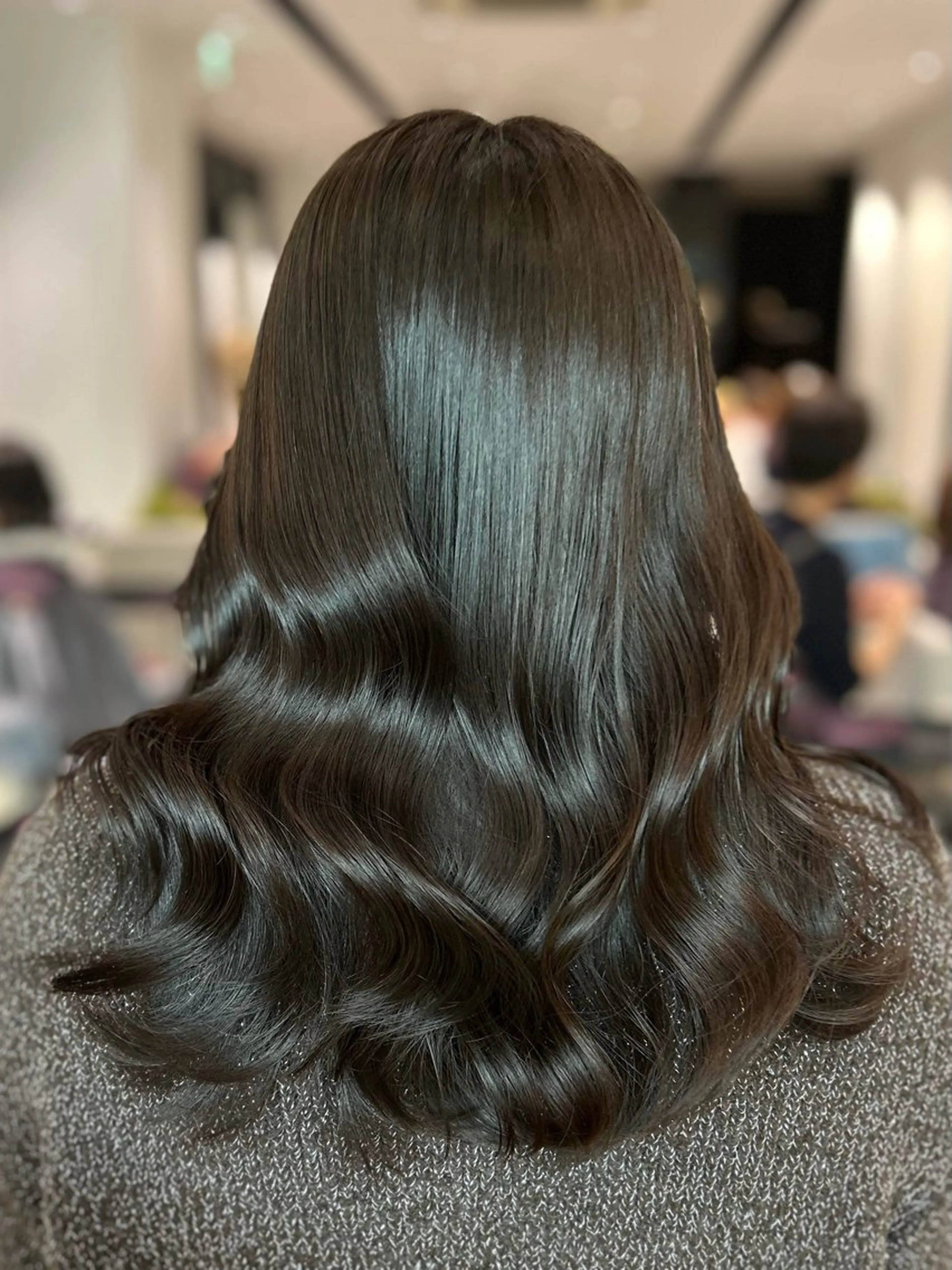 セミロング ヘアカラー 艶カラーリスト 🌈銀座🌈牛込萌香のヘアスタイル