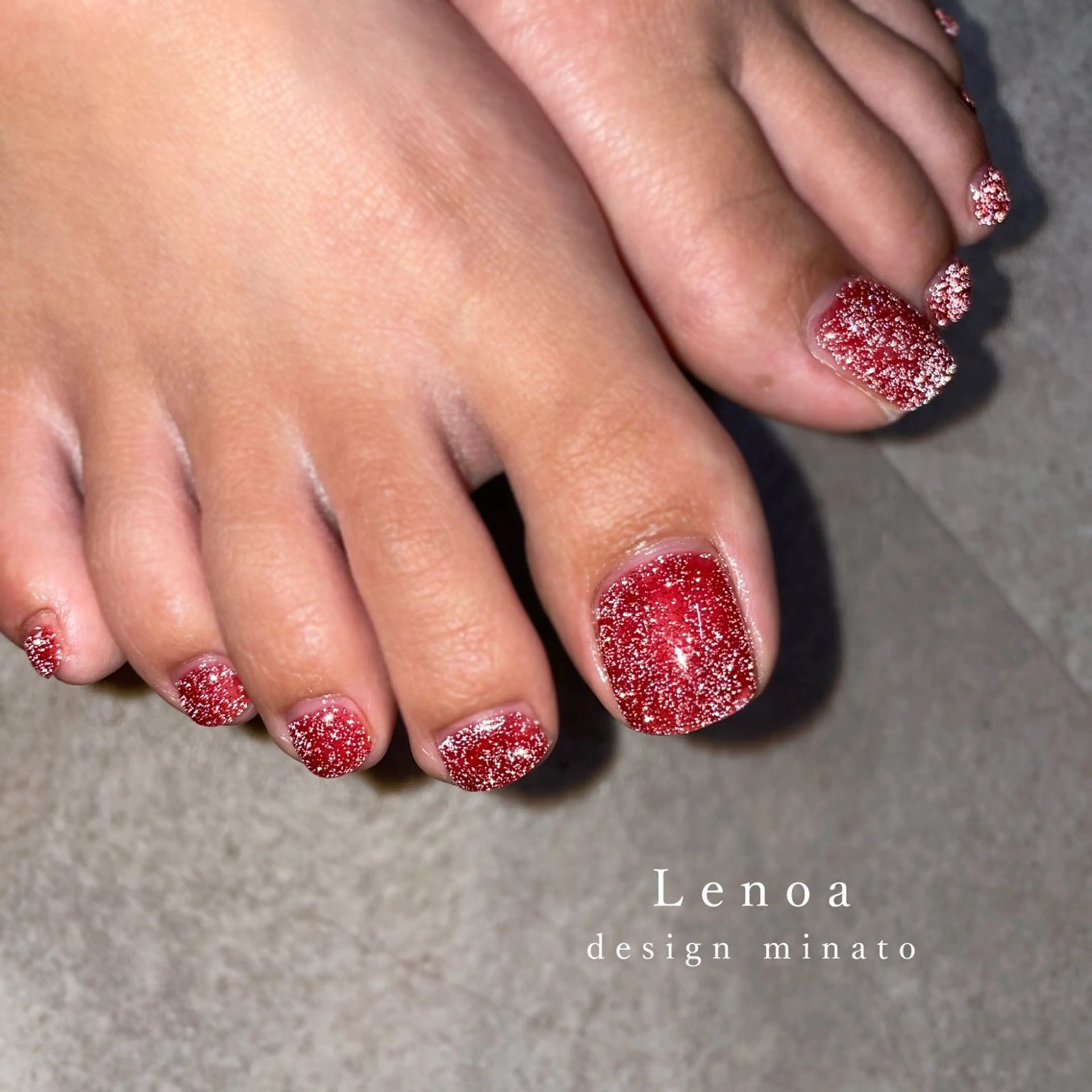 ネイル フットネイル Lenoa minatoのネイルデザイン