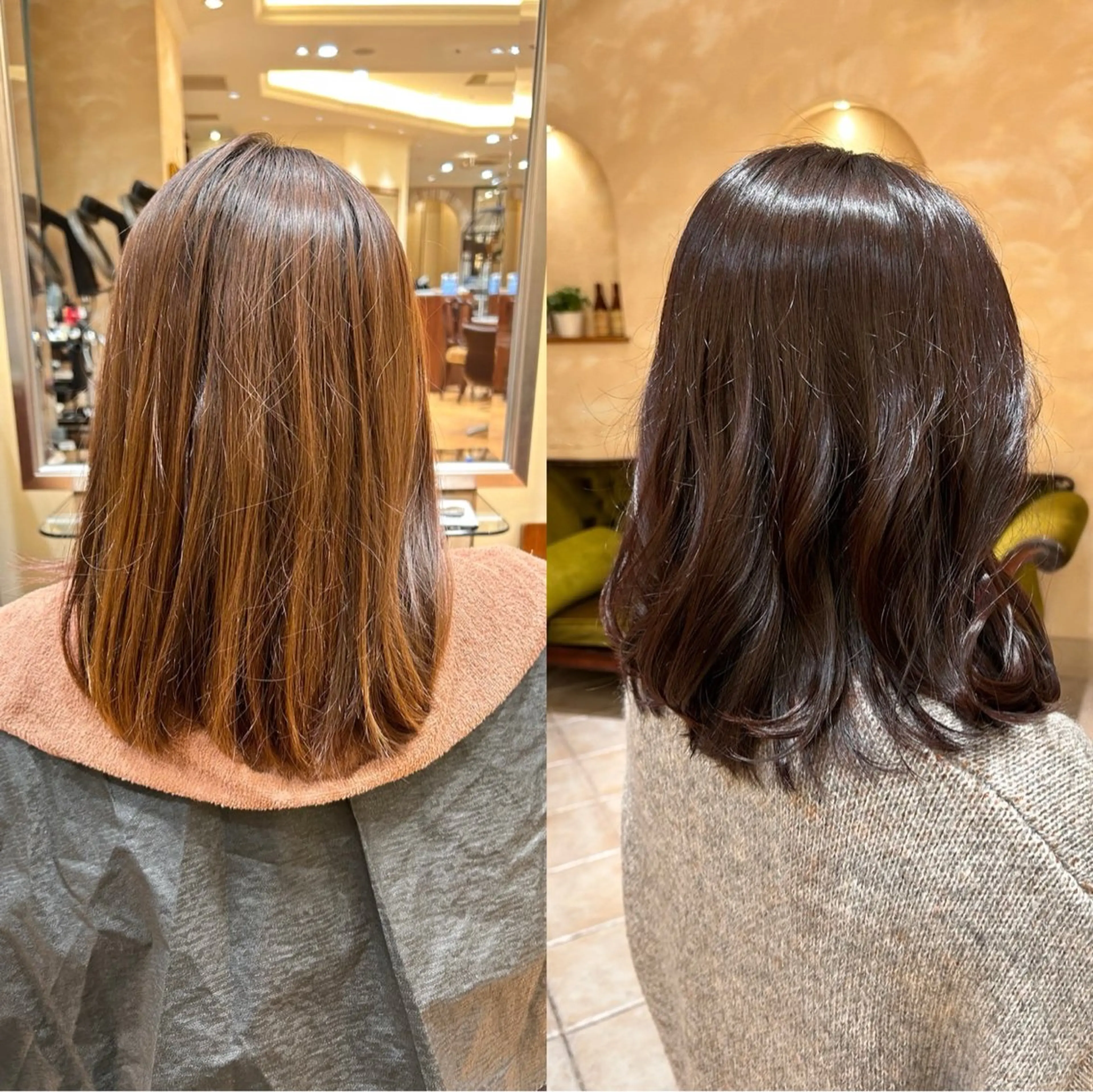 カラー ブラウンカラー BEAUTRIUM 265所属・北島 菜々美のヘアスタイル