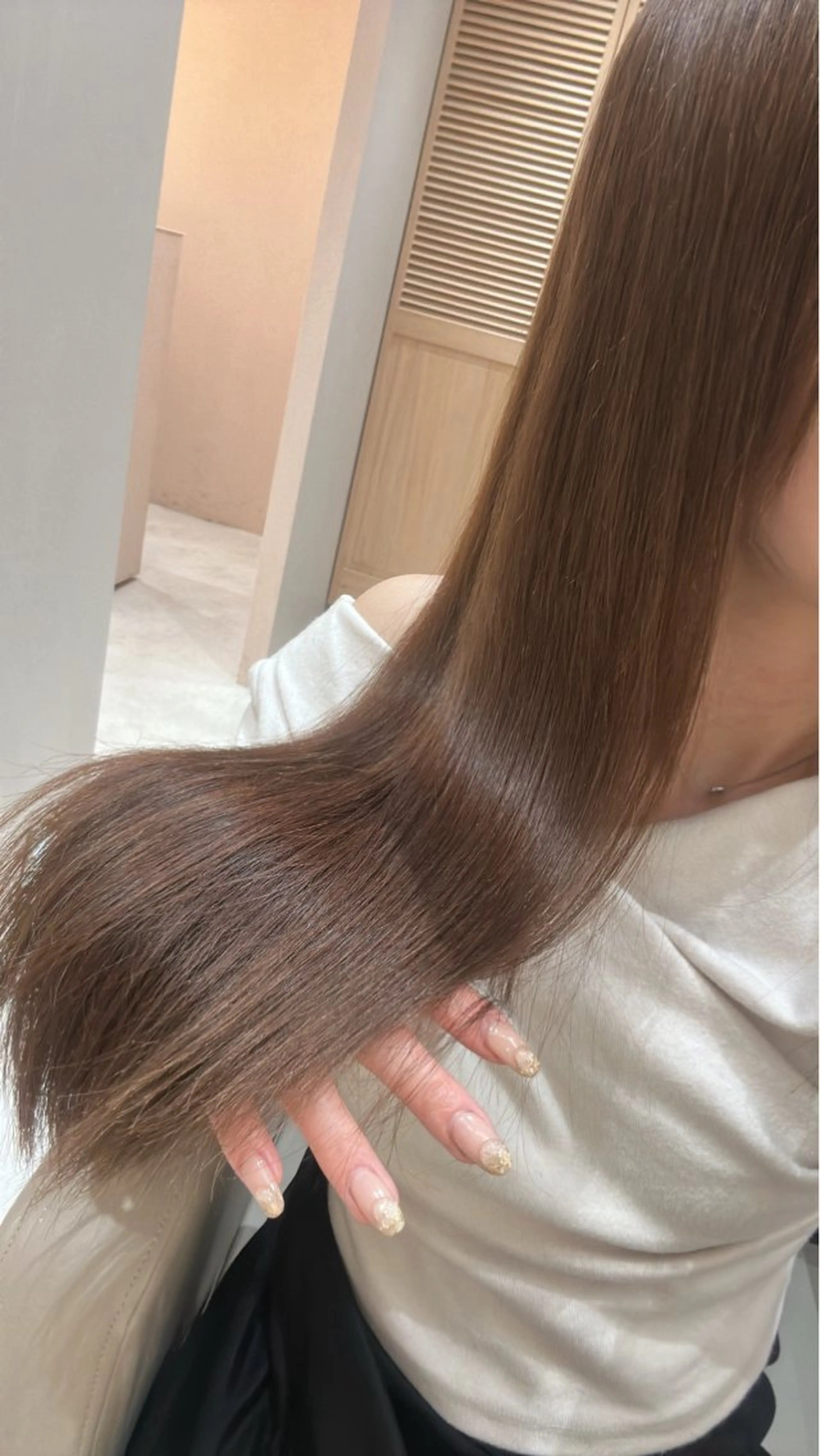 カラー カット ヘアカラー トリートメント 🫧ツヤ髪＊赤味消し nanami🫧のヘアスタイル