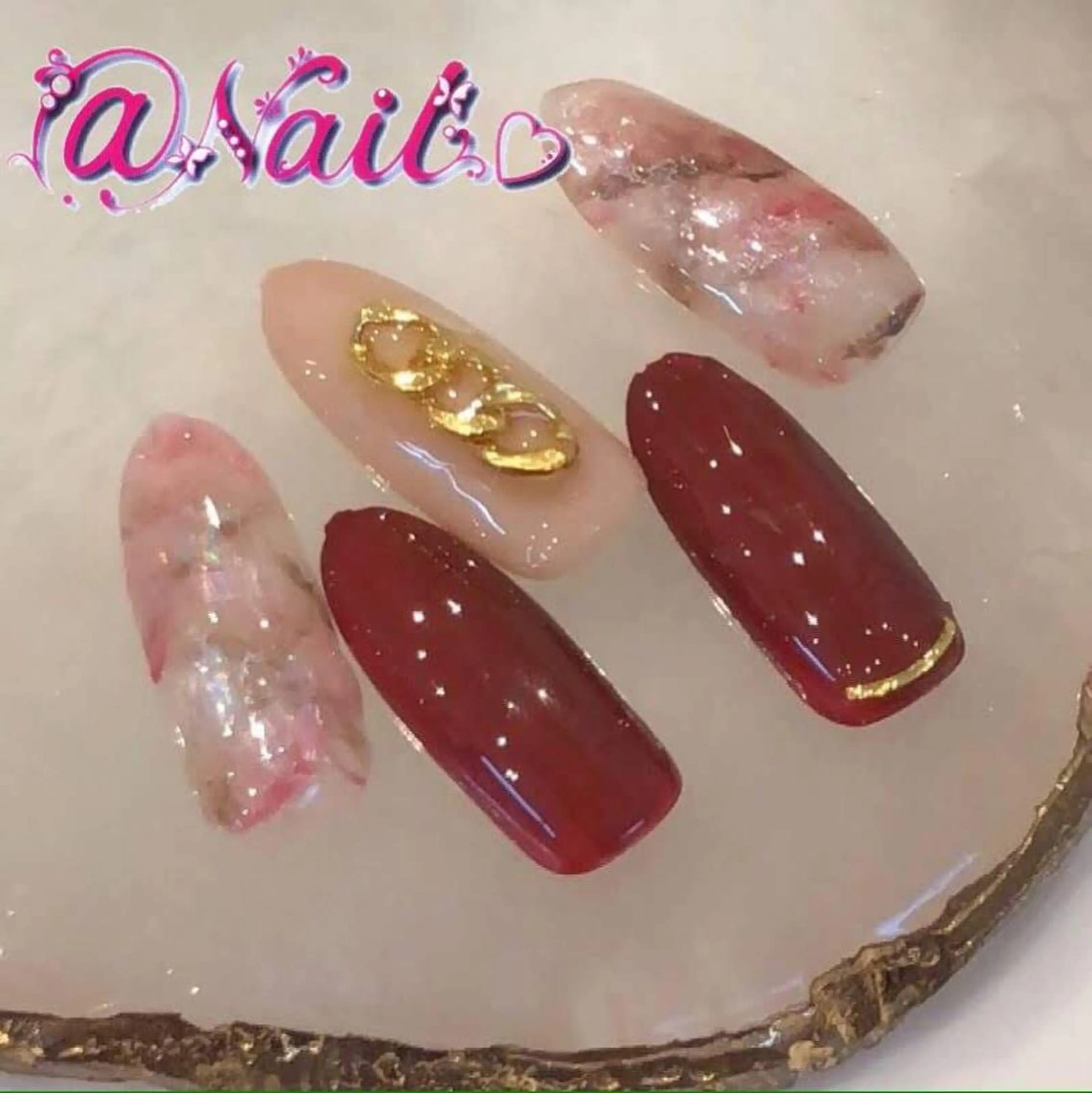 ネイル ネイルチップ 小尾 栞のネイルデザイン