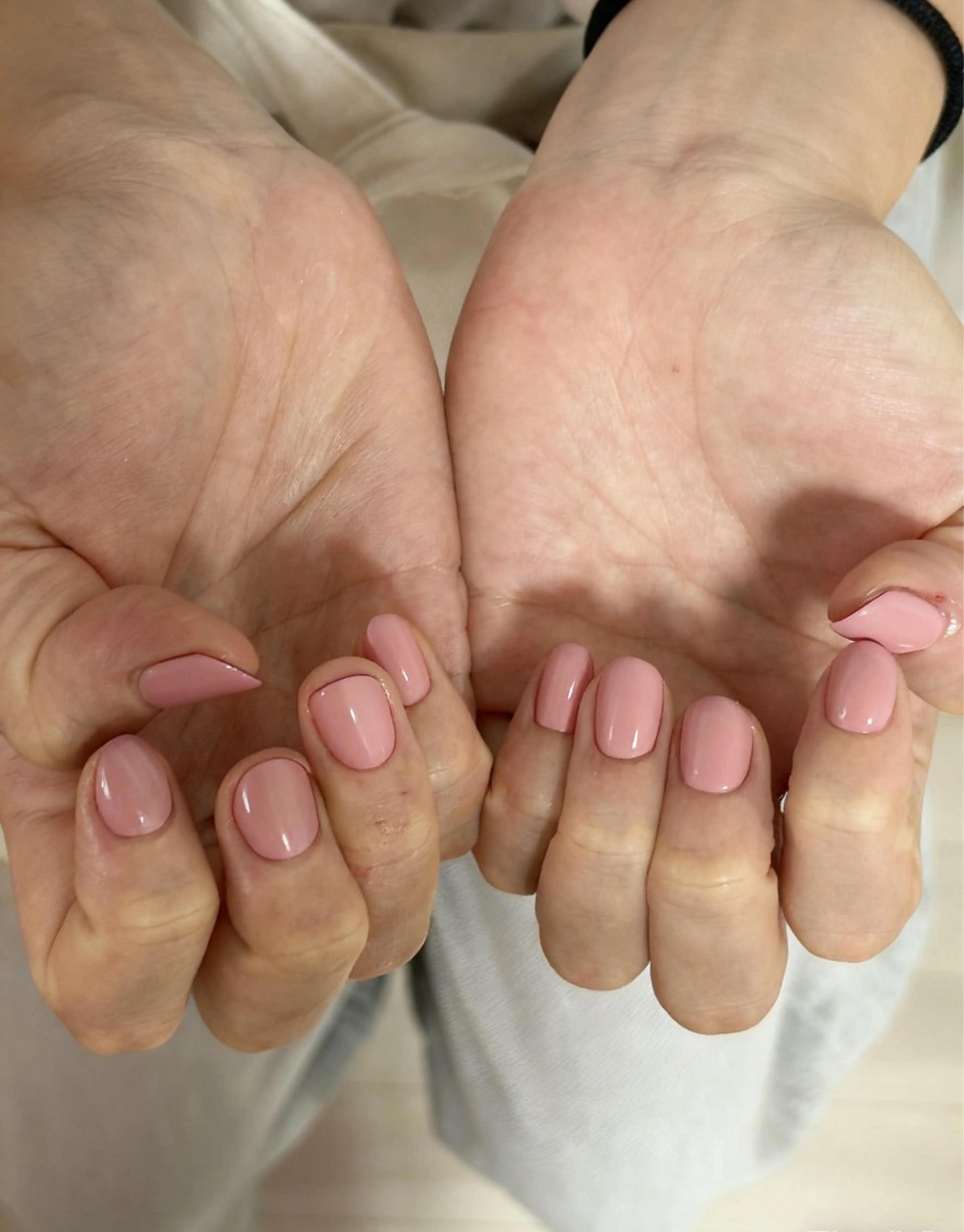ネイル アートネイル オーロラネイル チークネイル フレンチネイル ガラスフレンチ 🎀🎀YooLi Nail Salonのネイルデザイン