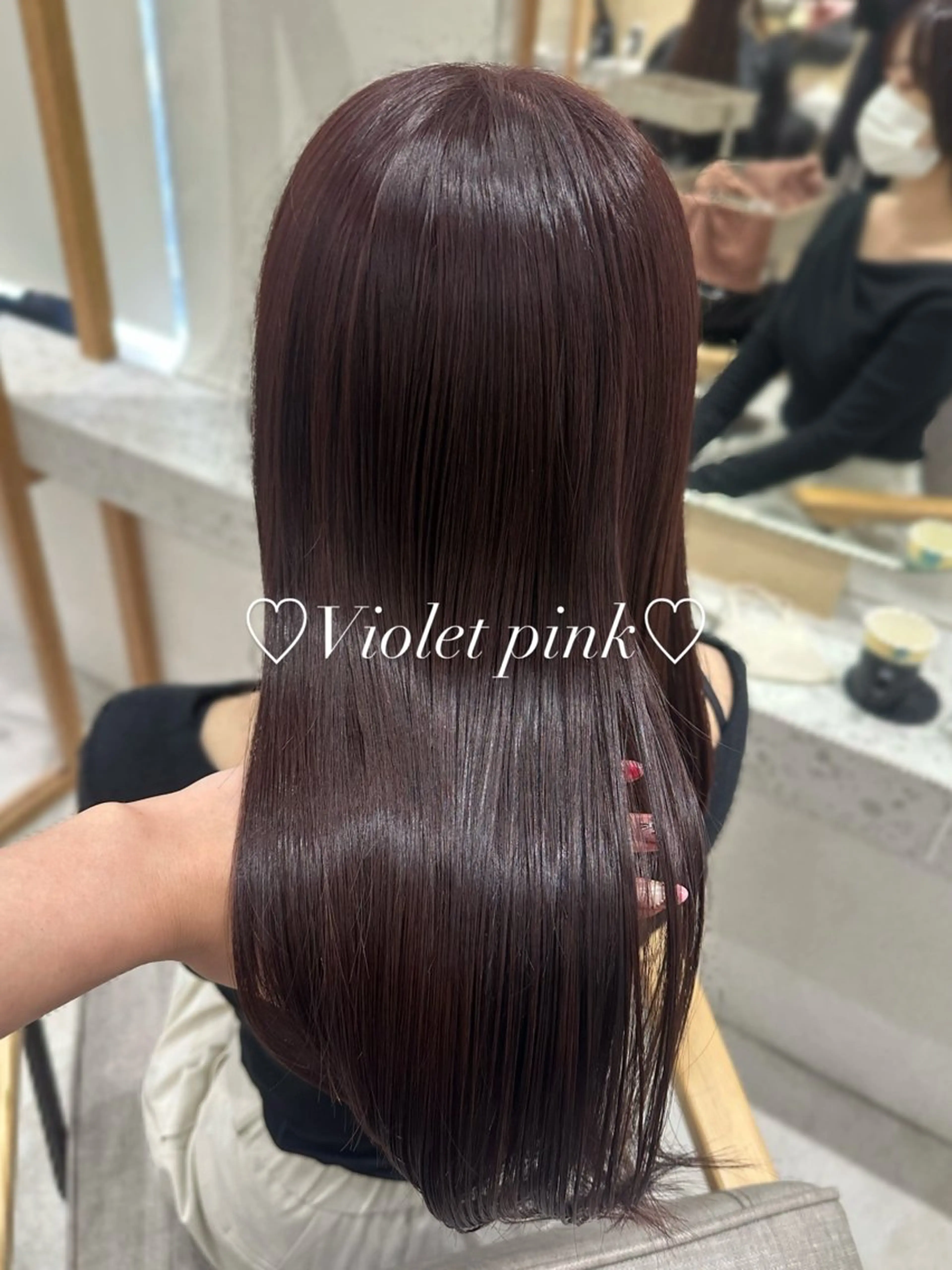 【色気溢れる艶髪に】ヒアルロン酸inケアカラー+TOKIOトリートメントの写真