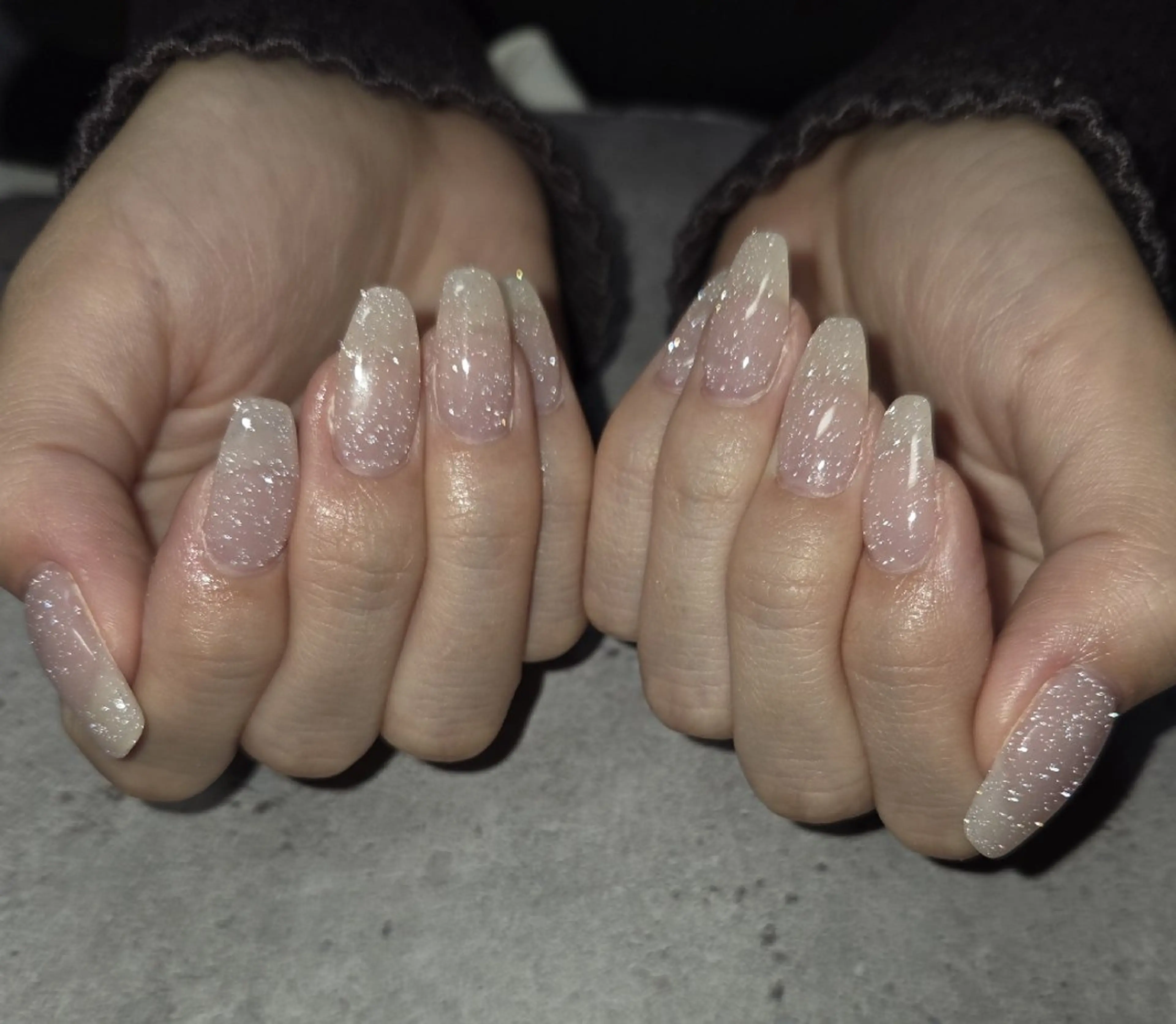 ネイル フラッシュネイル マグネットネイル オフィスネイル ワンカラーネイル 赤色 ハンドネイル flure de neige yukiのネイルデザイン