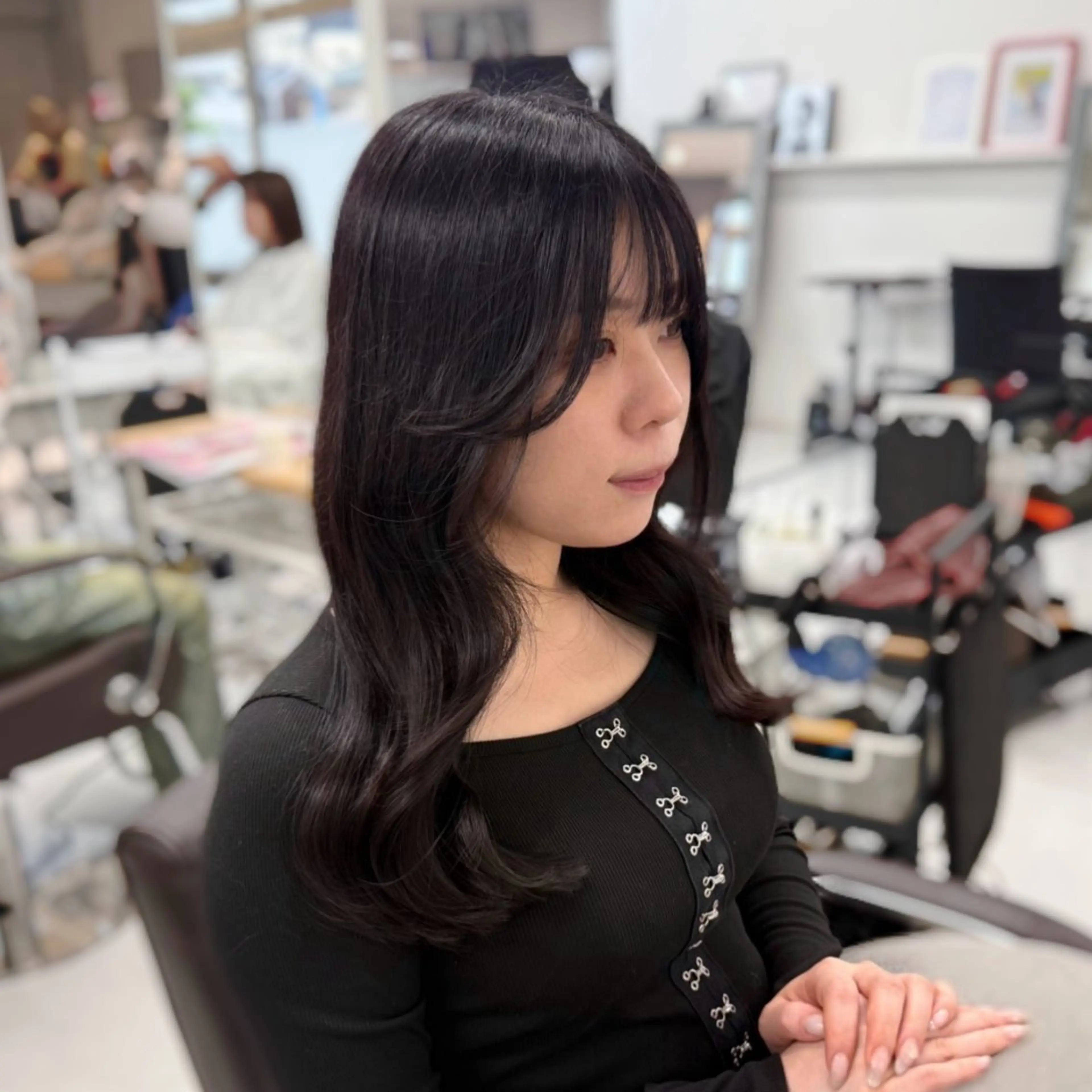 ロング カット ヘアカラー トリートメント 榎本 雪来 LEV.のヘアスタイル