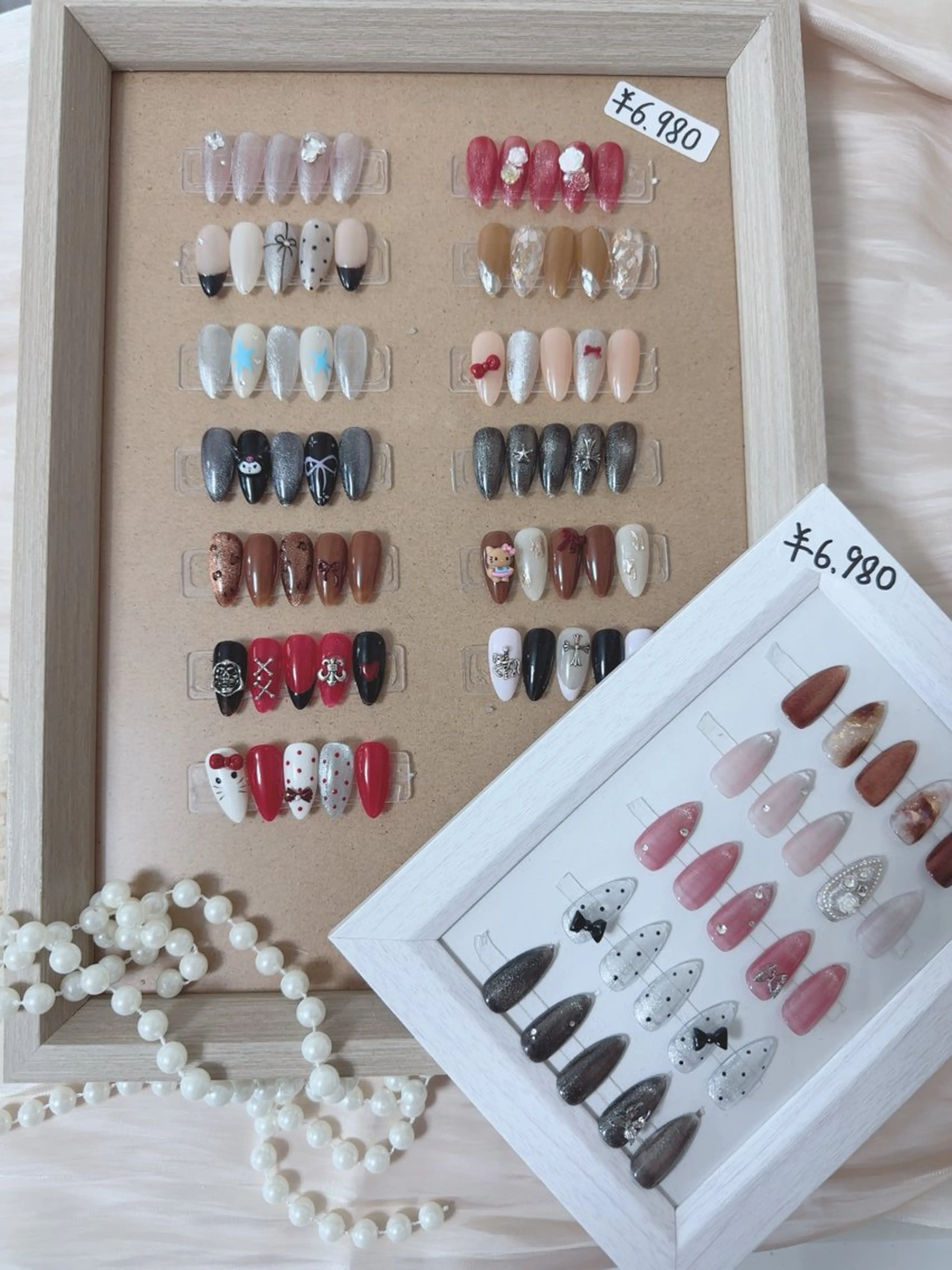 ネイル ハンドネイル kao nail マグネット/長さだしのネイルデザイン