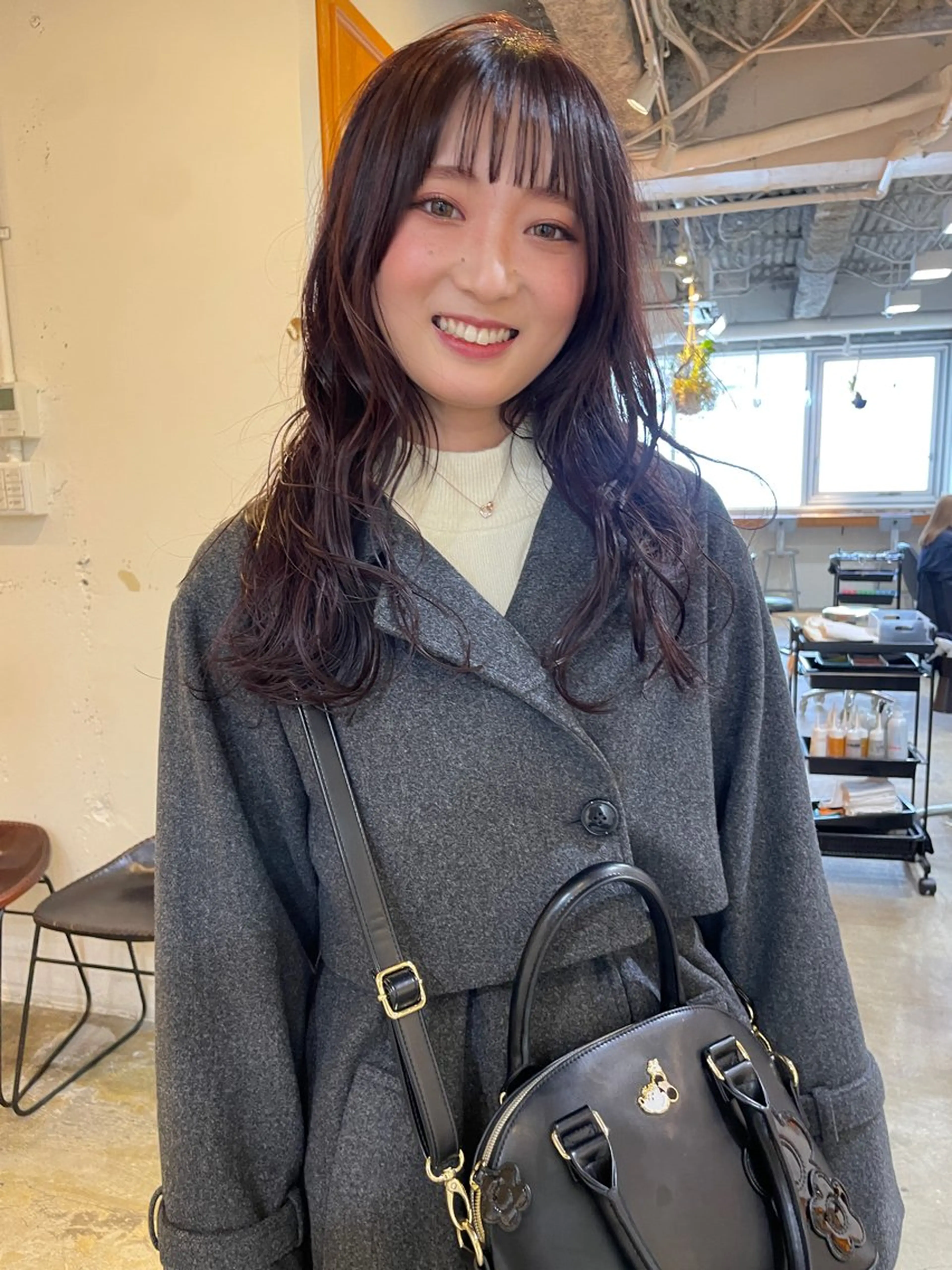 ミディアム カラー 透明感カラー ダブルカラー カット ヘアカラー トリートメント レイヤー／似合わせ TAKUYAのヘアスタイル