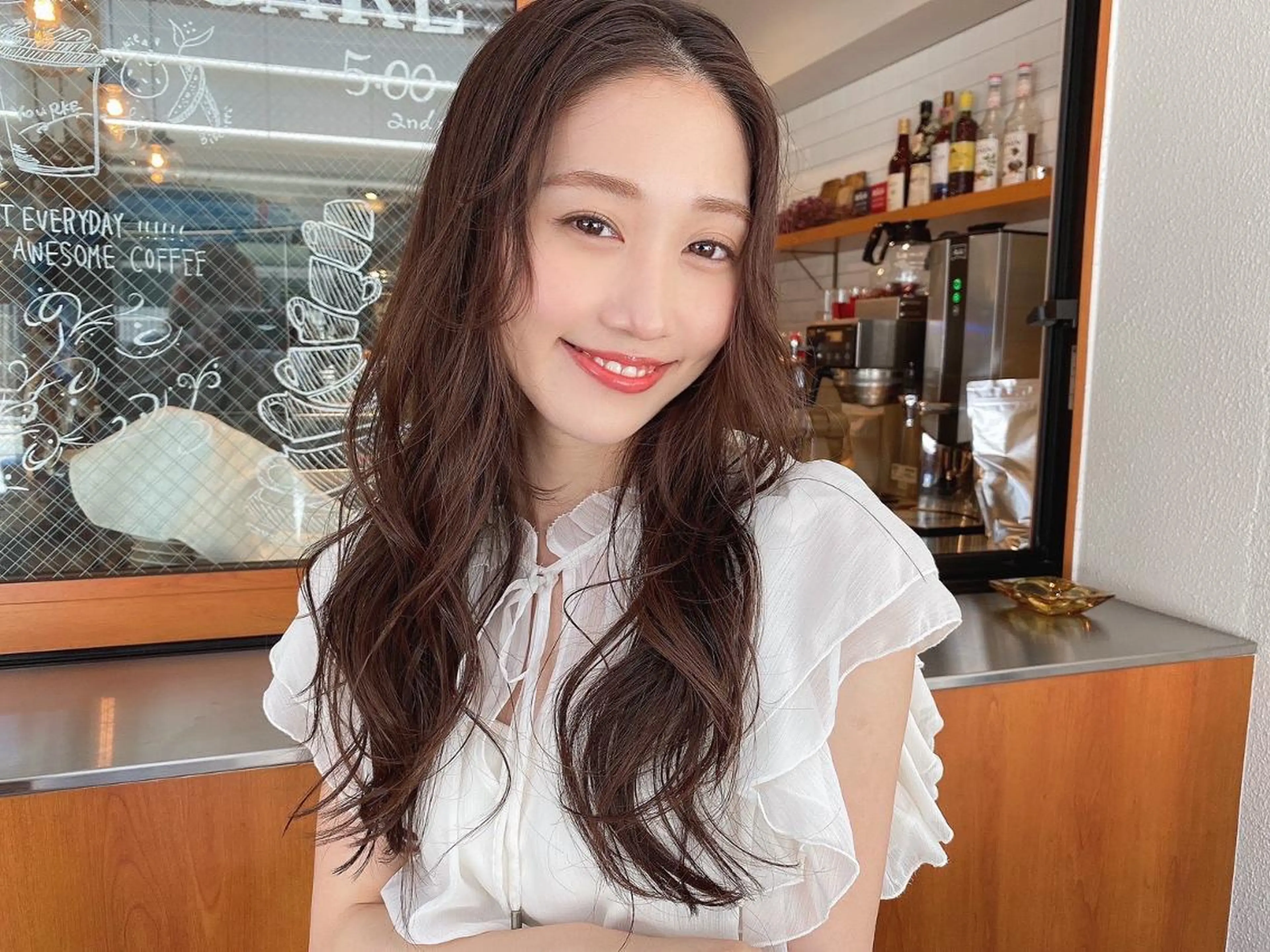 セミロング カラー 透明感カラー イルミナカラー 似合わせカット 小顔カット トリートメント ⭐️迫田 ゆう⭐️のヘアスタイル