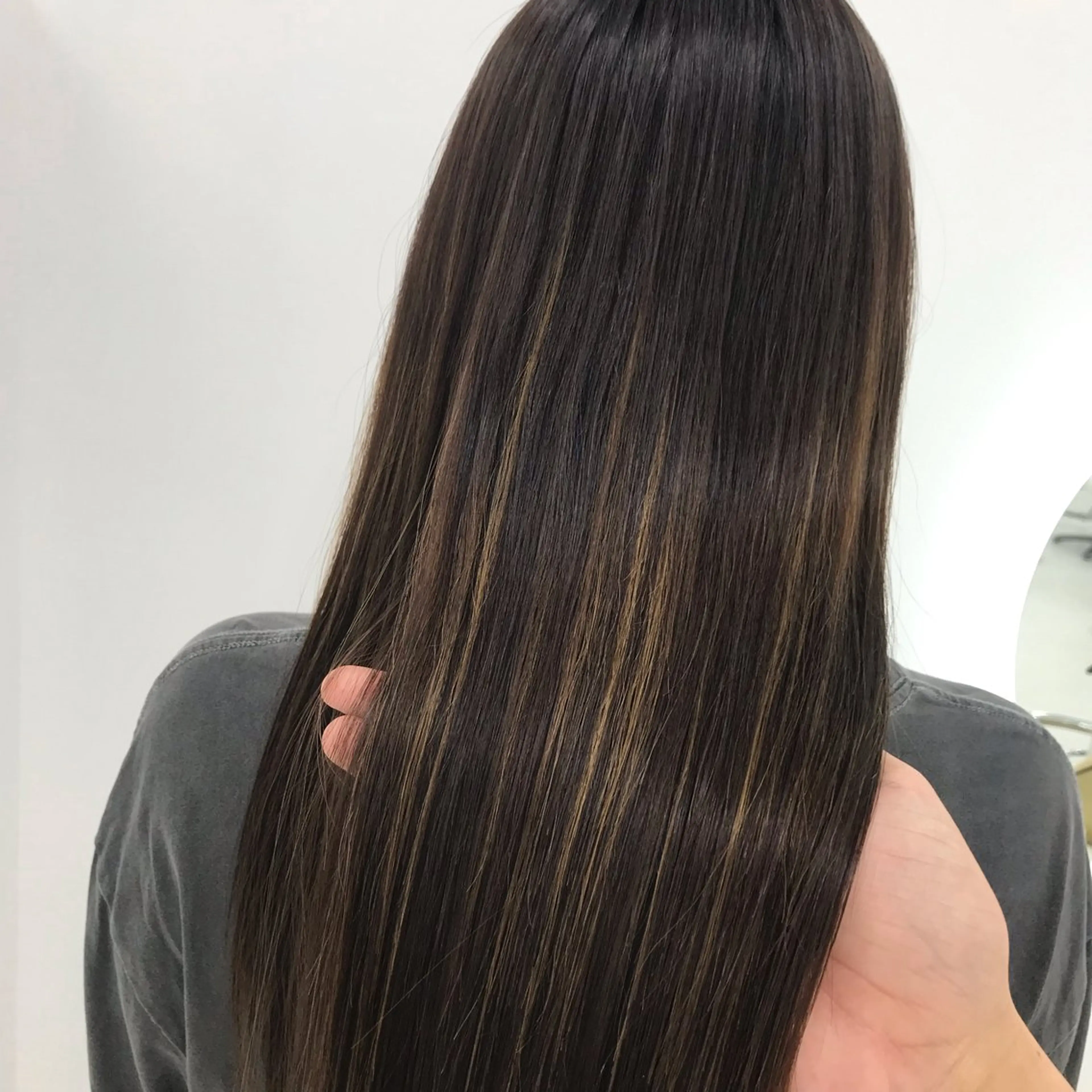 ロング カット 縮毛矯正 トリートメント 天王寺の美容師 わだひろしのヘアスタイル