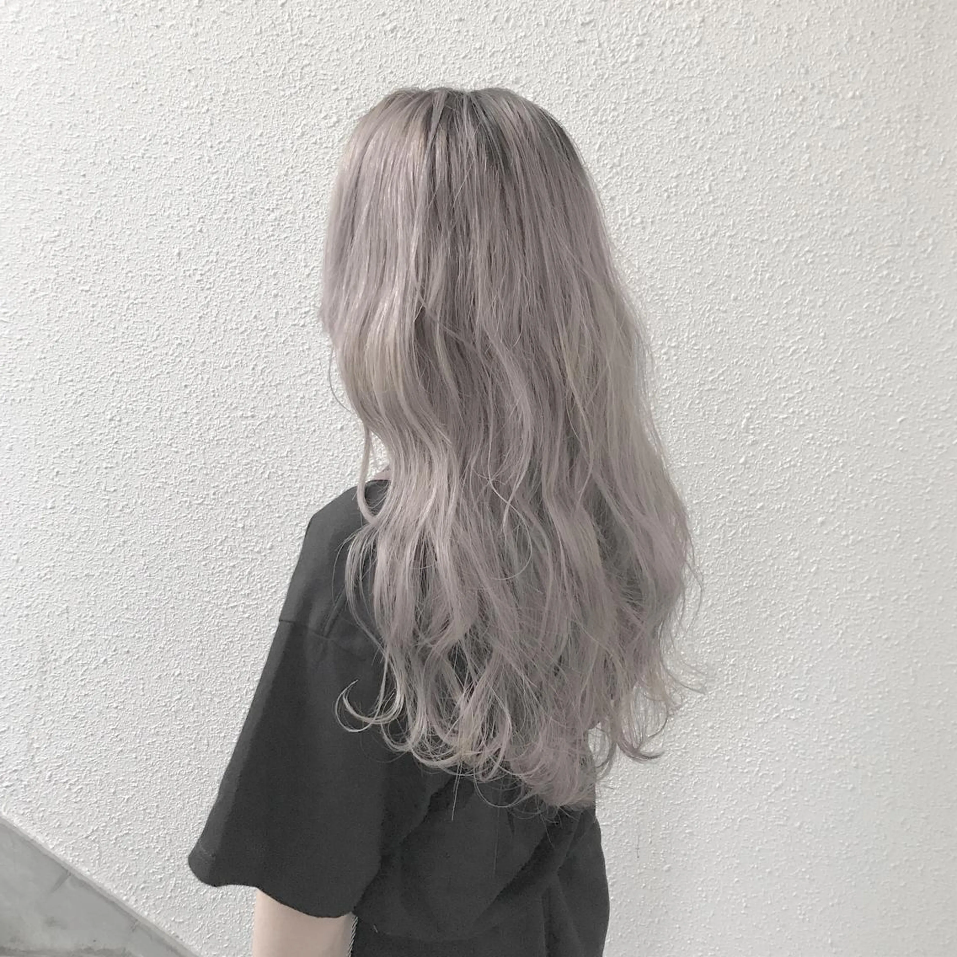 ロング カラー インナーカラー/天神 ブリーチ/吉田のヘアスタイル